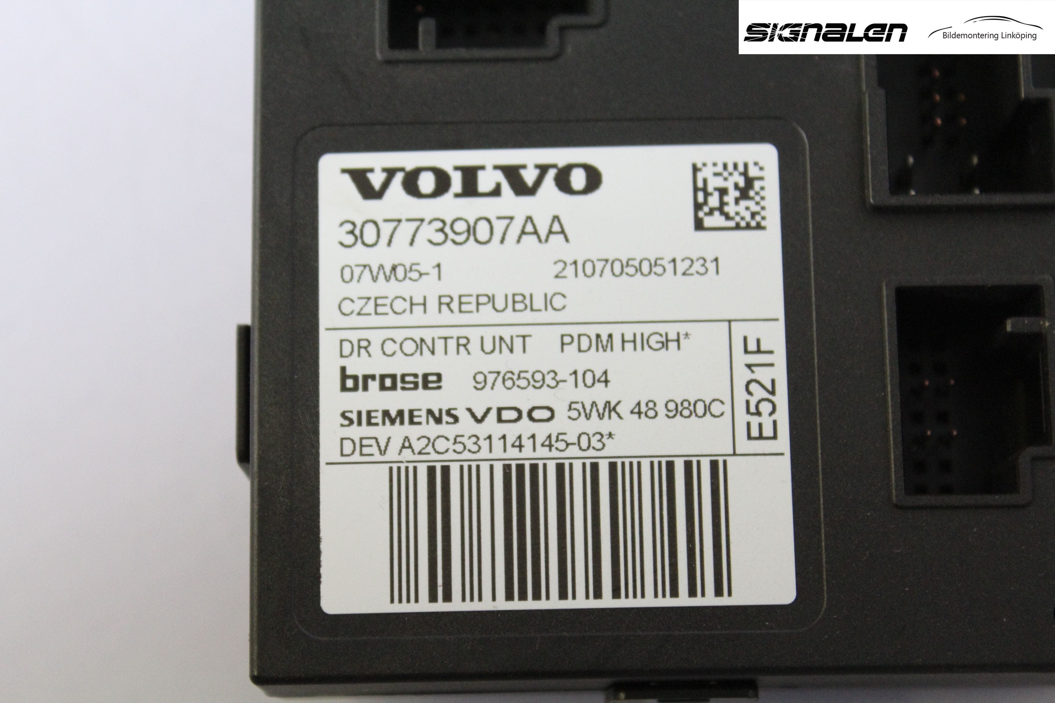 Volvo V50 04-07 Fönsterhissmotor