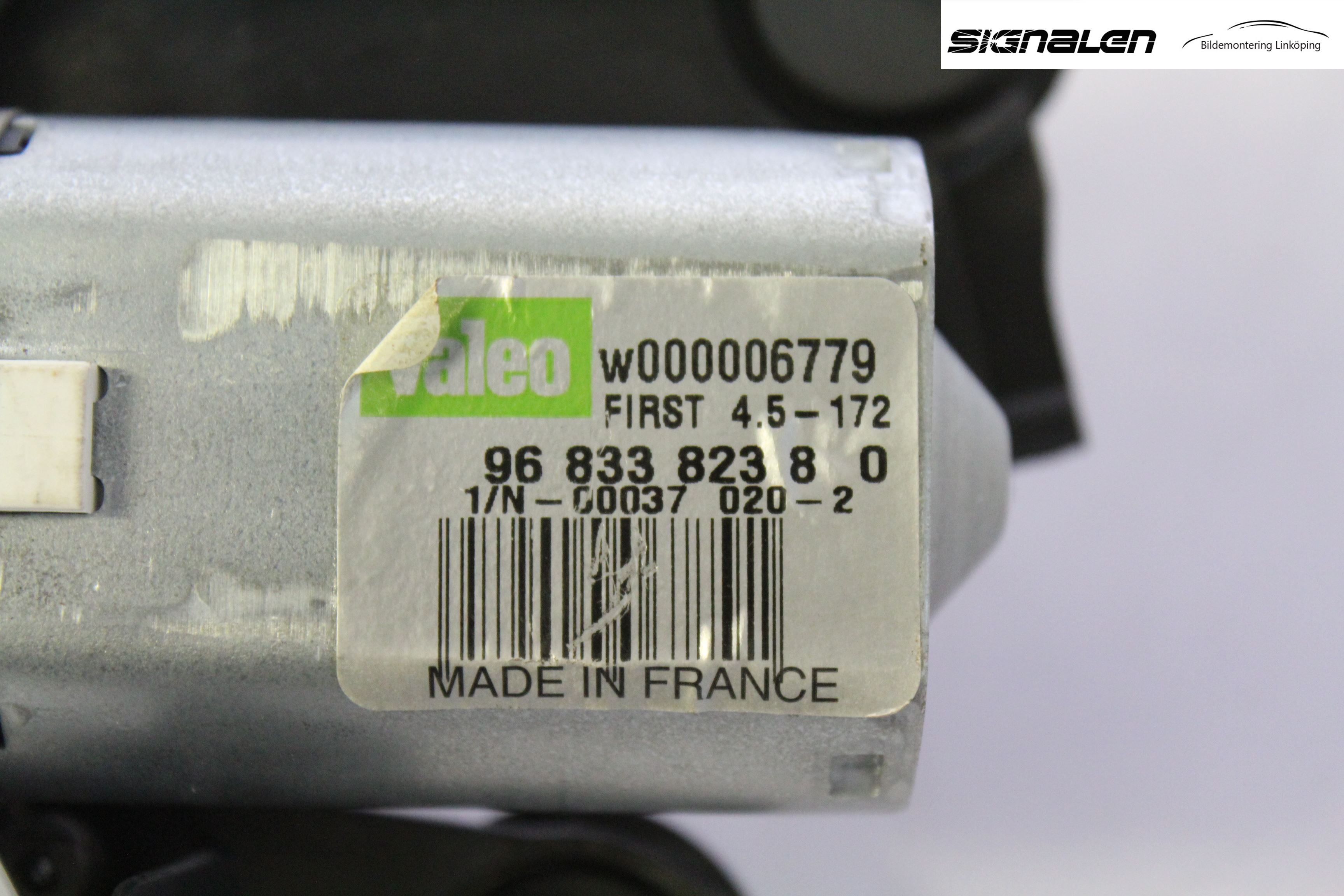 Citroen C3 10-17 Torkarmotor Baklucka