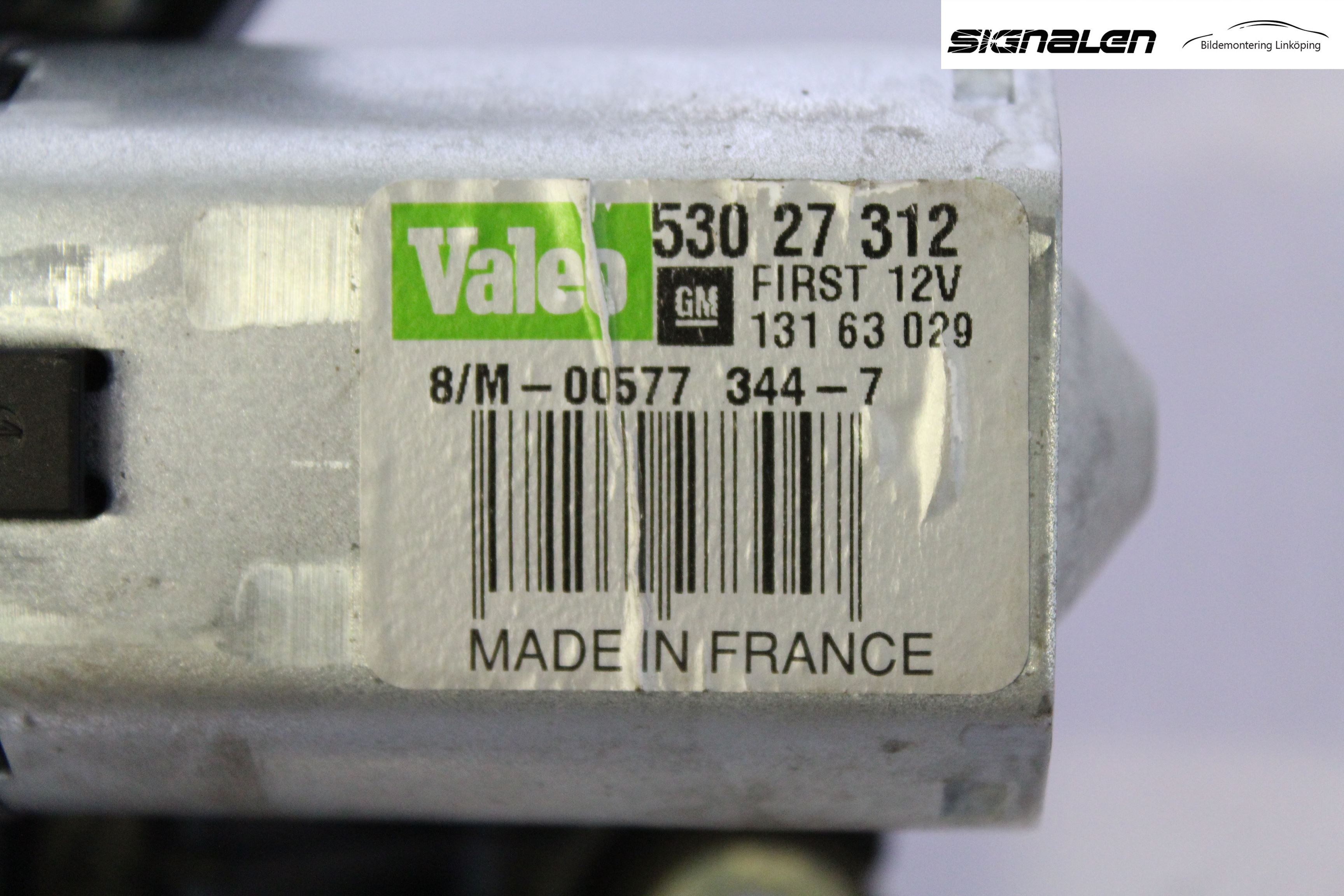 Opel CORSA D 07-14 Torkarmotor Baklucka