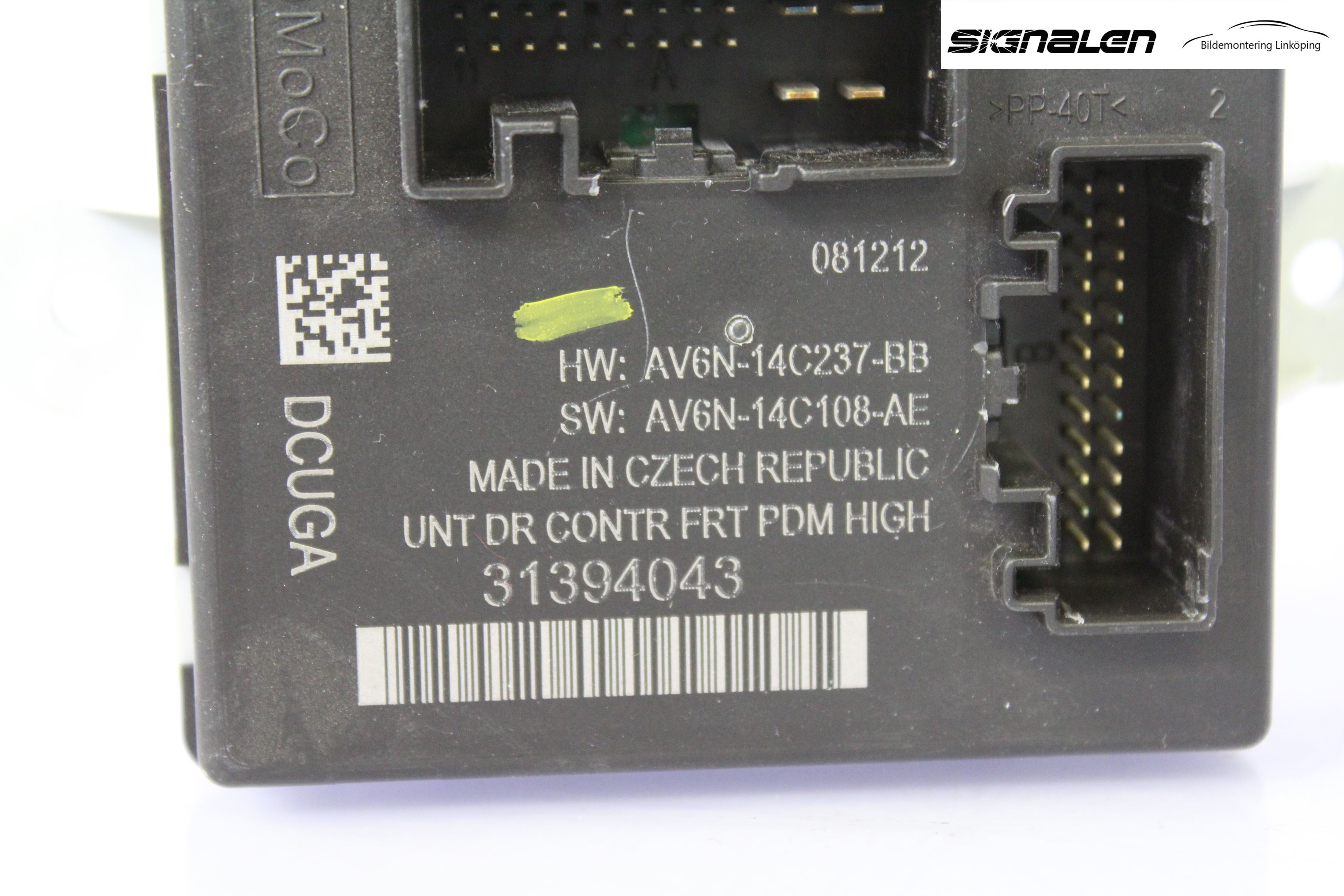 Volvo V60 11-13 Styrenhet Dörr