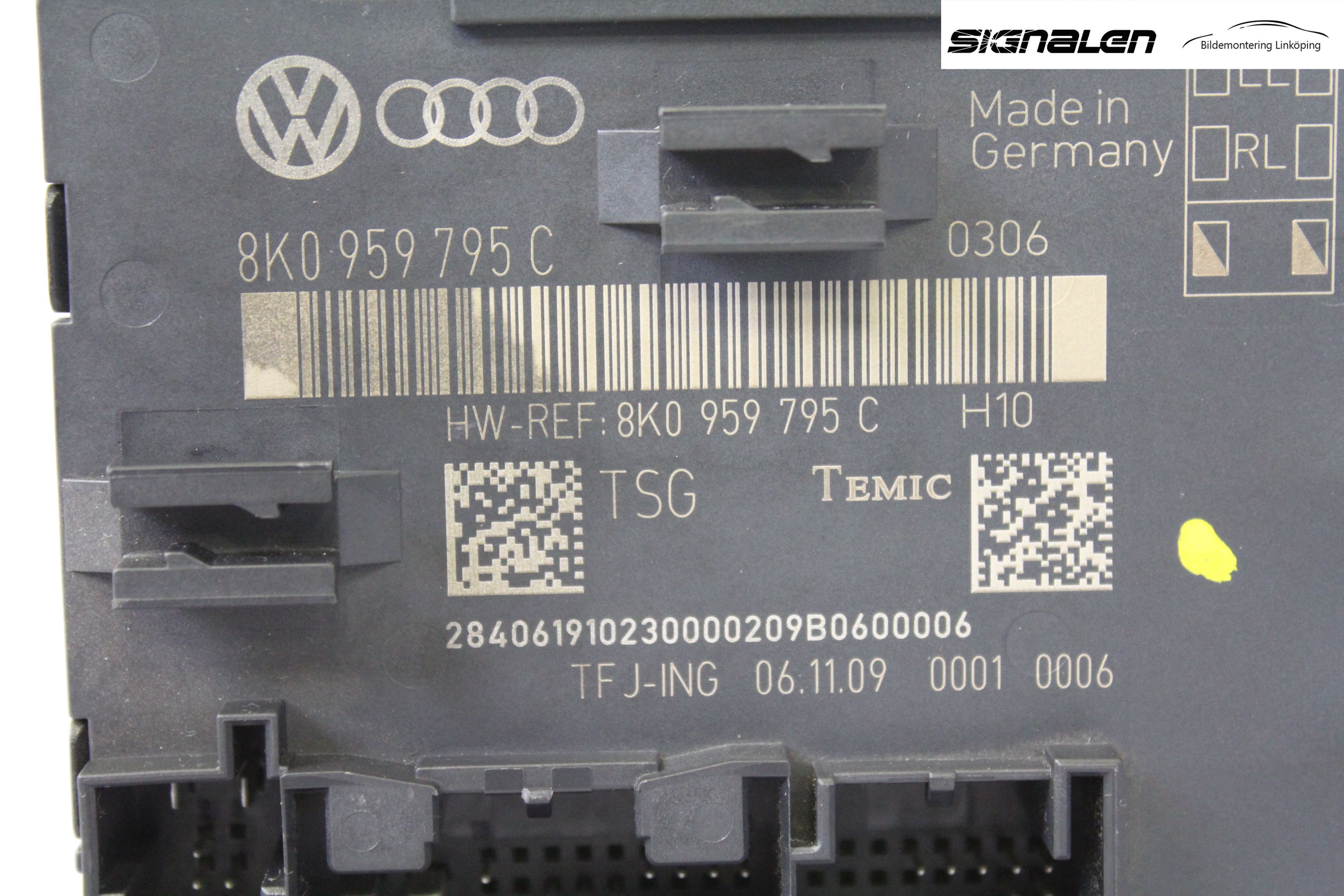 Audi A4/S4 08-11 Styrenhet Dörr