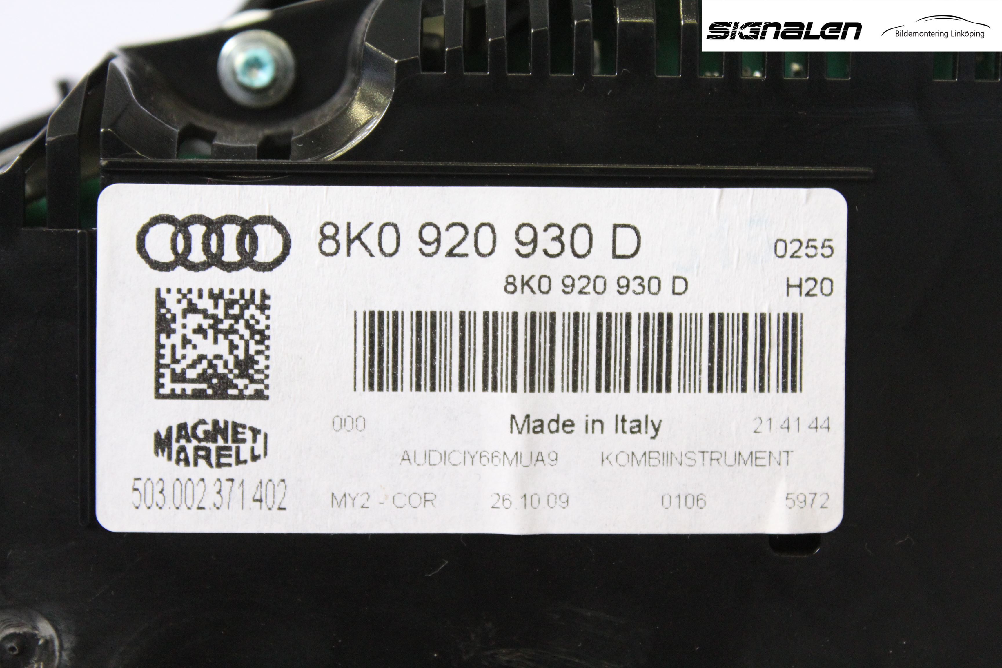 Audi A4/S4 08-11 Instrument Komb