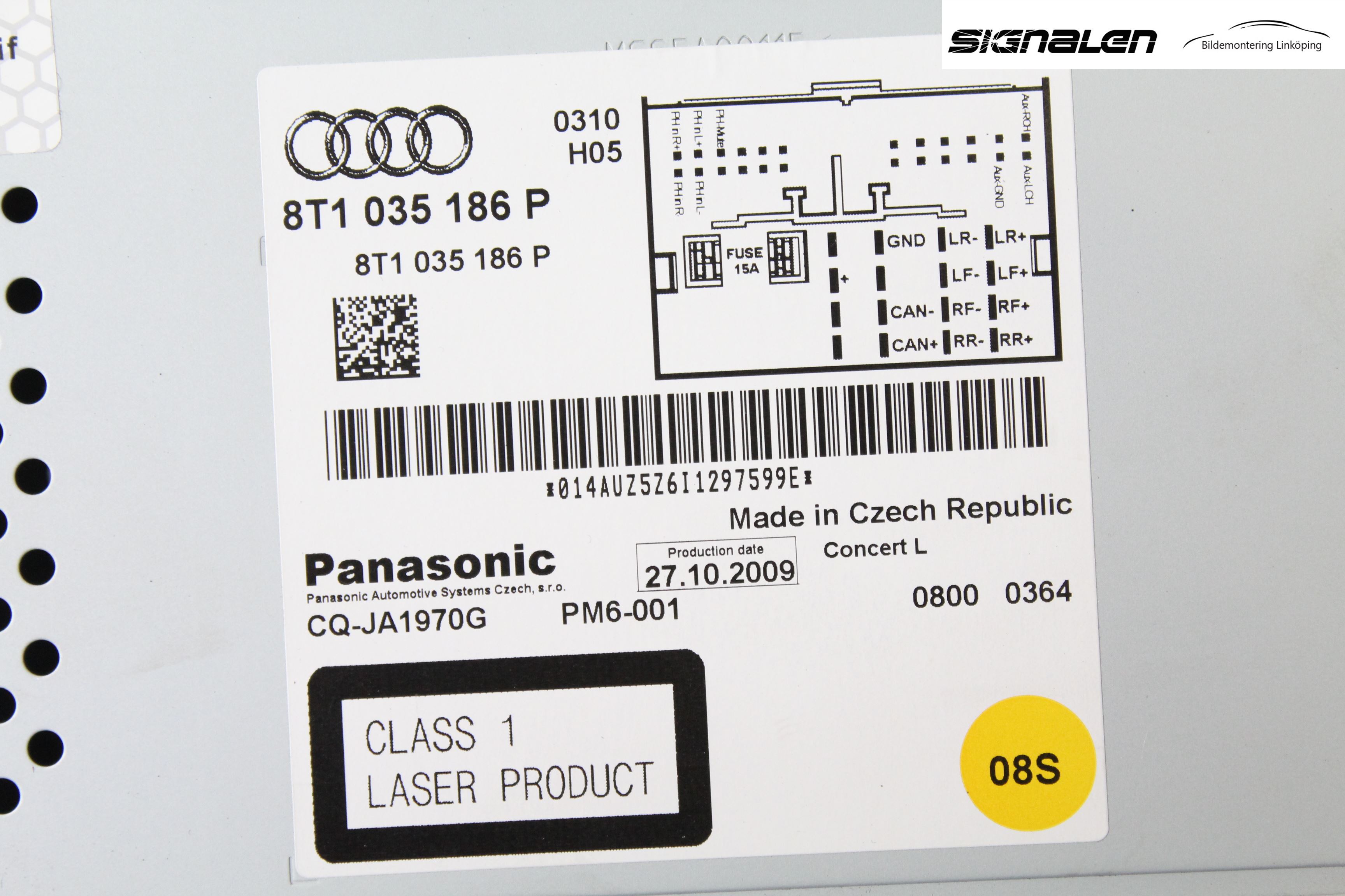 Audi A4/S4 08-11 Cd Radio - Multimediapanel