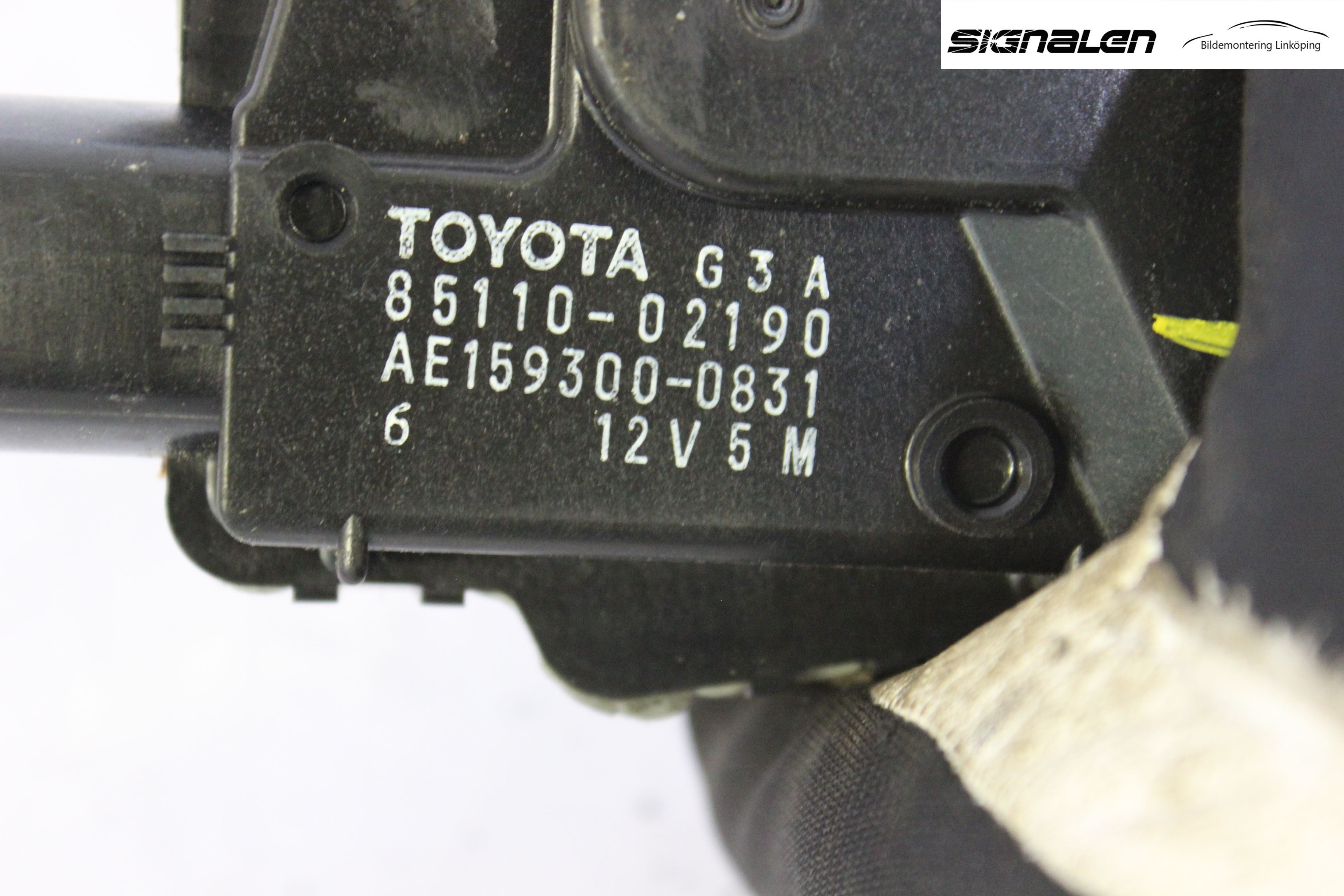 Toyota AURIS 10-12 Torkarmotor Vindruta