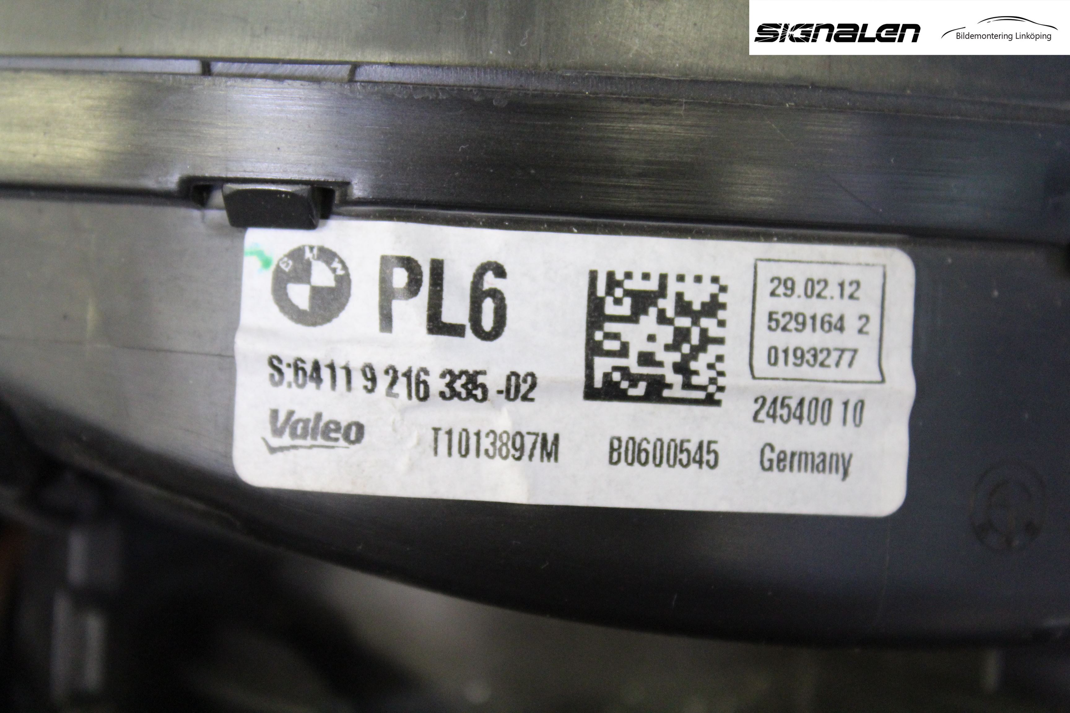 BMW 5 F10/F11/F18 09-17 Värmefläkt