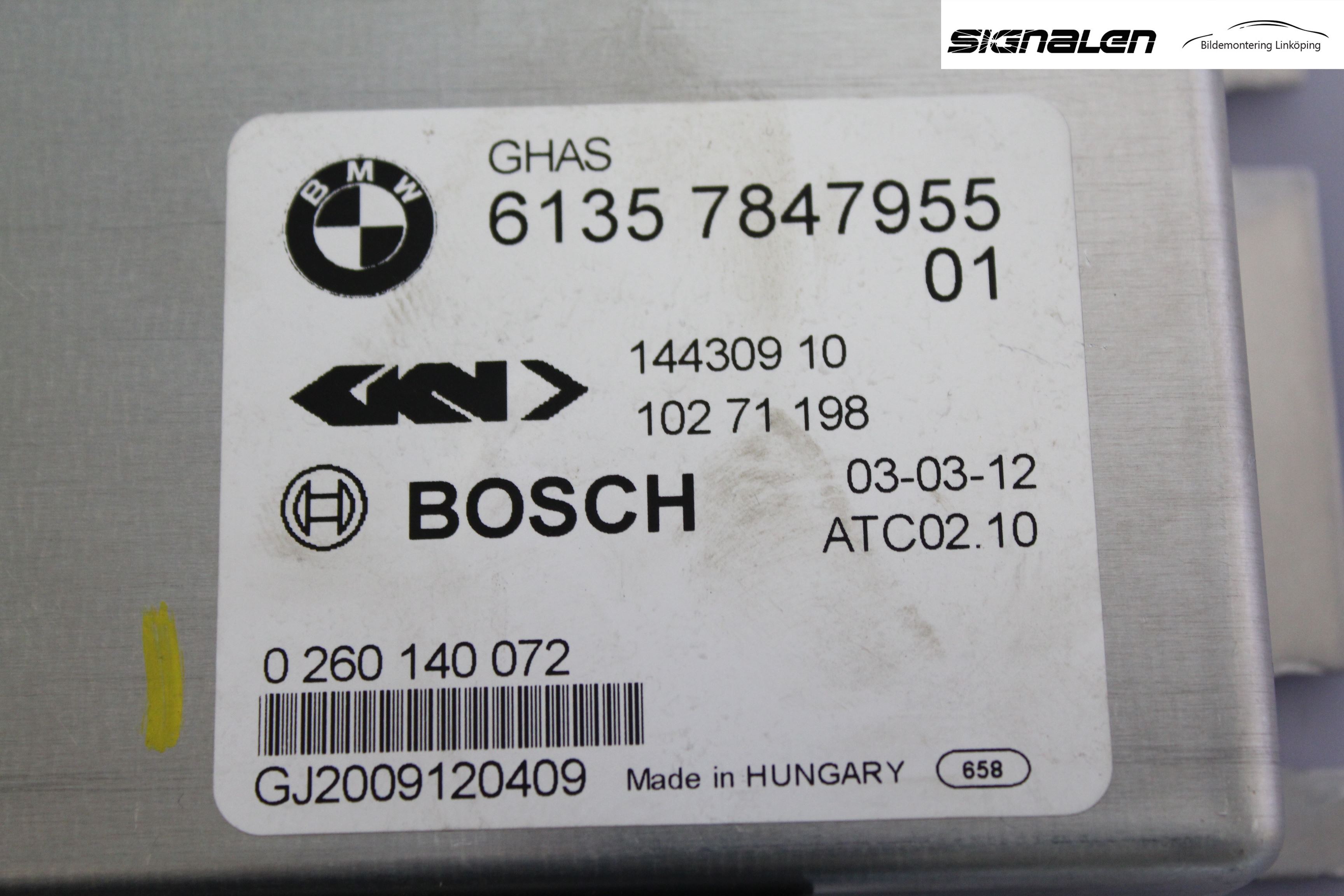 BMW 5 F10/F11/F18 09-17 Strömställare Diffspärr