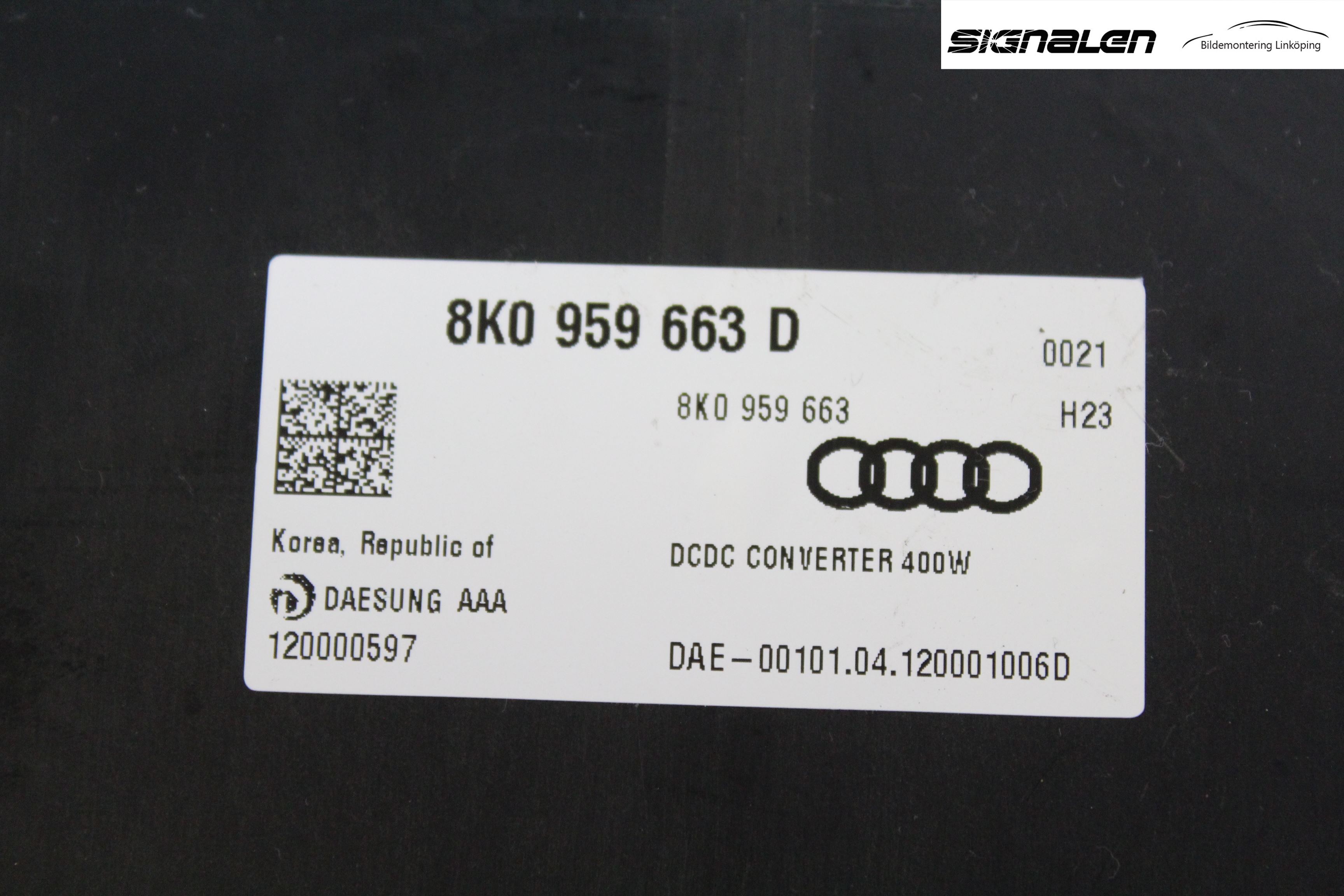 Audi A6/S6 4G 11-18 Styrenhet Övrigt