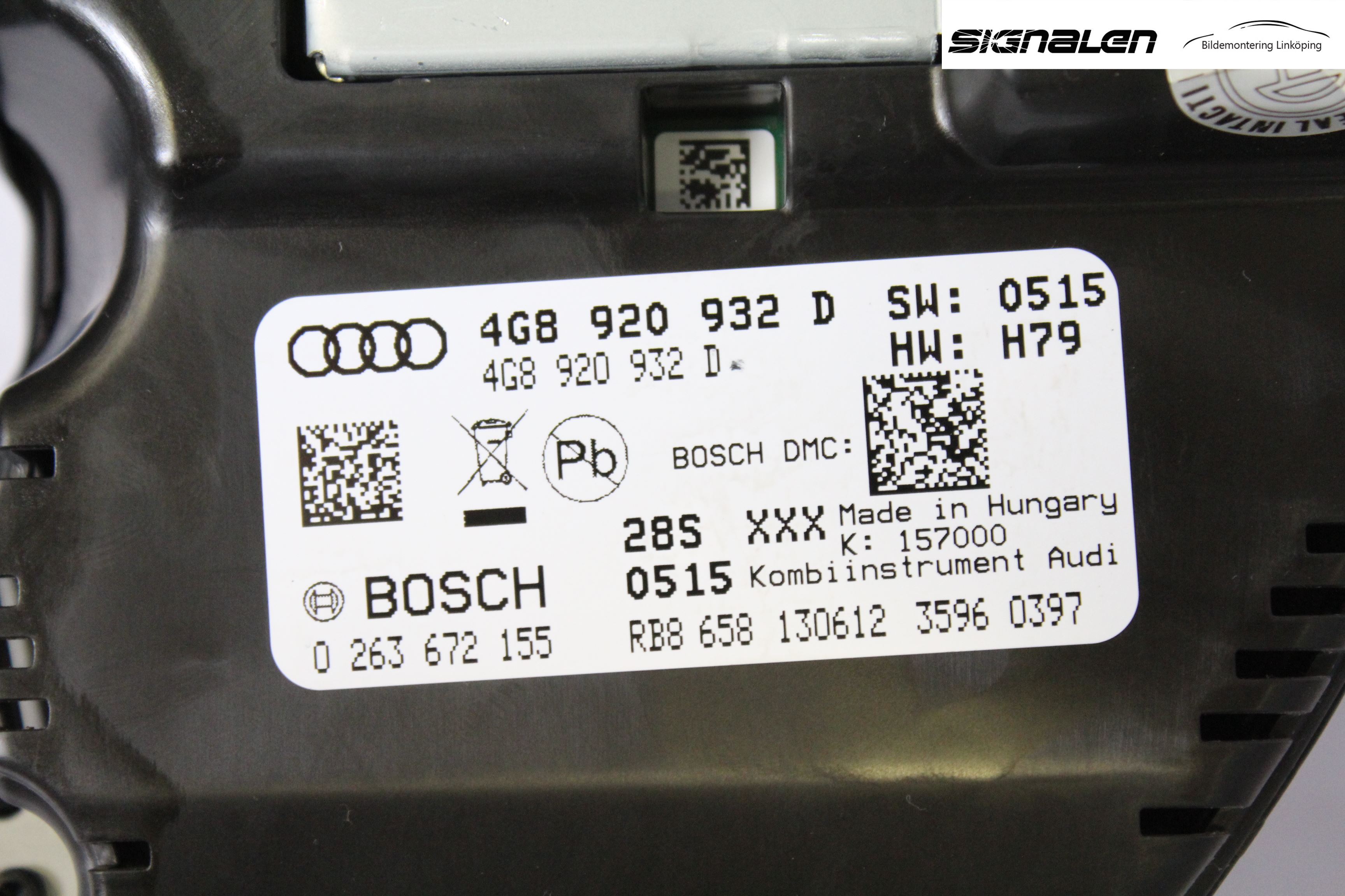 Audi A6/S6 4G 11-18 Instrument Komb