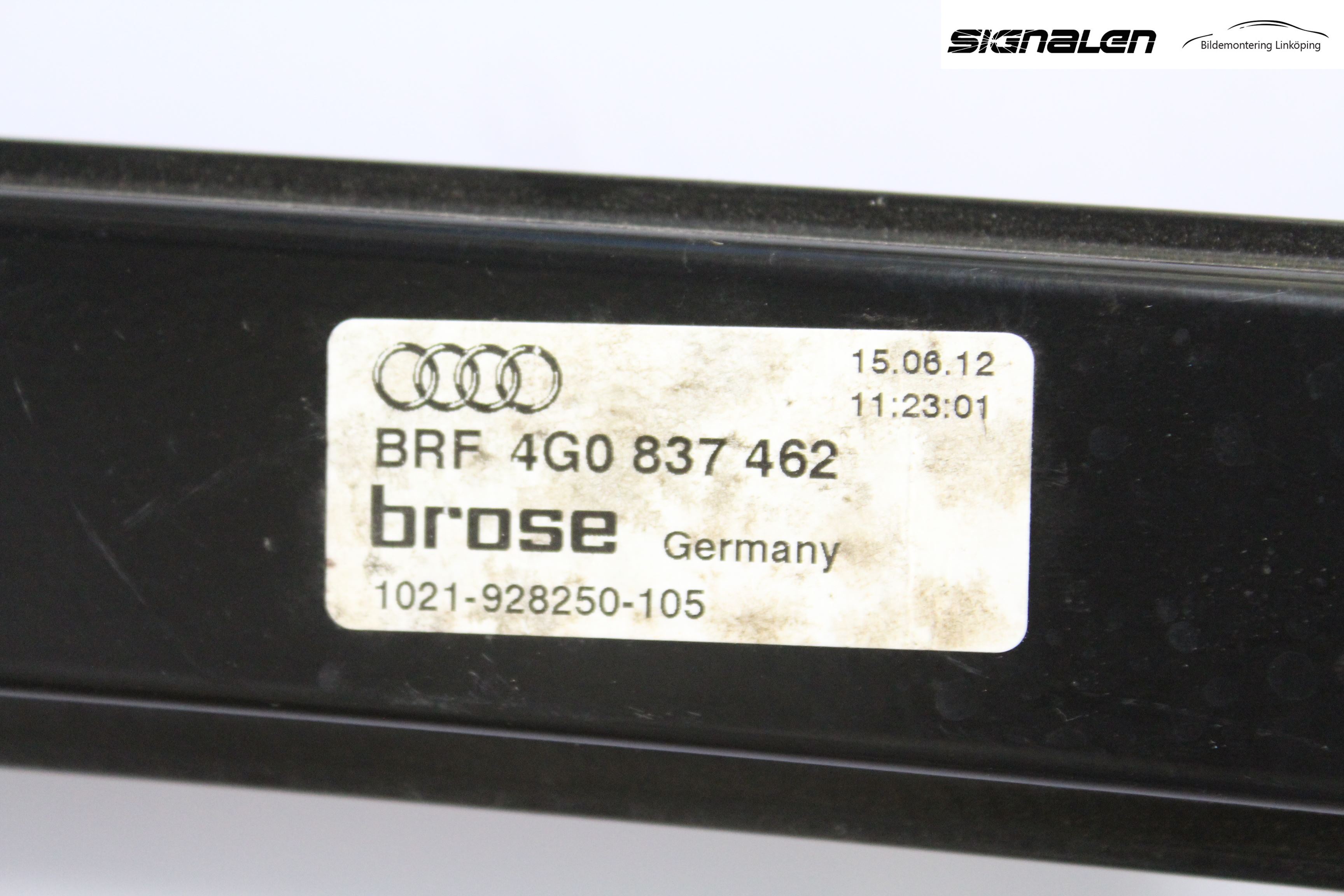 Audi A6/S6 4G 11-18 Fönsterhissmekanism
