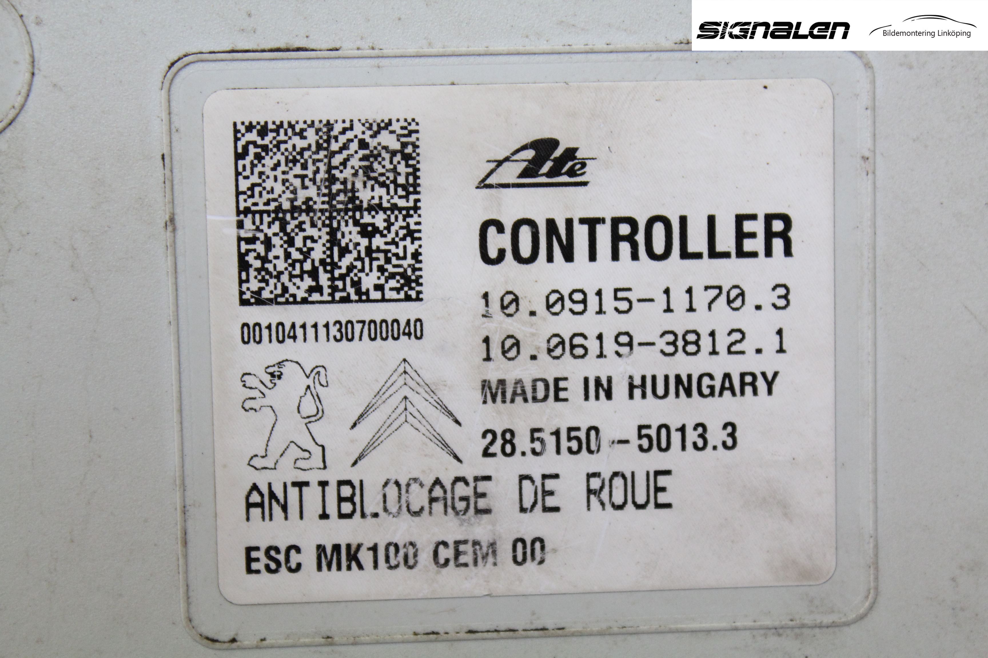 Citroen C3 10-17 Abs Hydraulaggregat