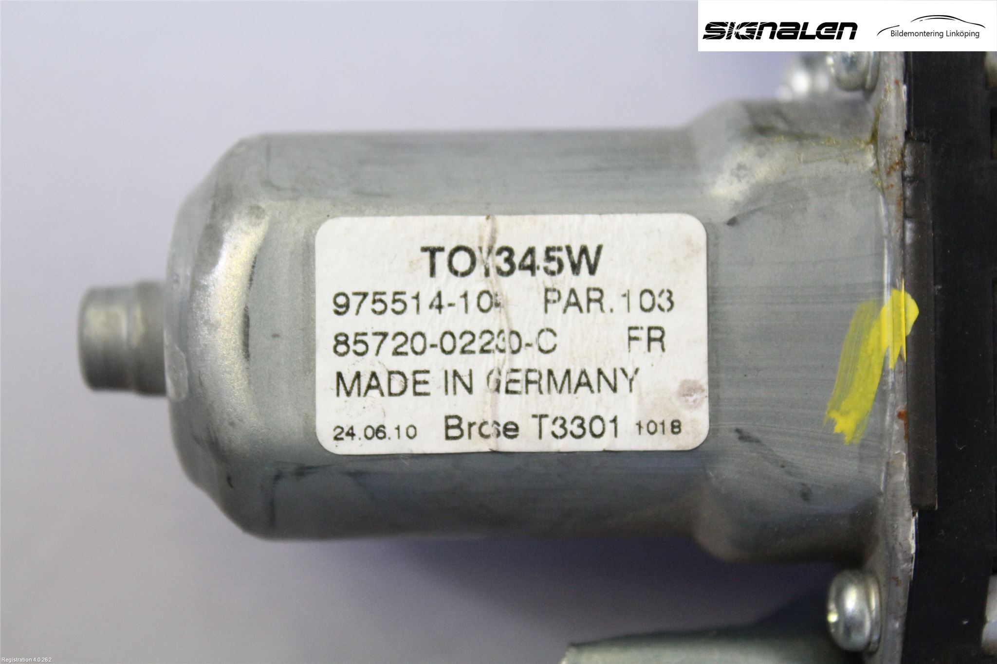 Toyota AURIS 10-12 Fönsterhiss El Kompl