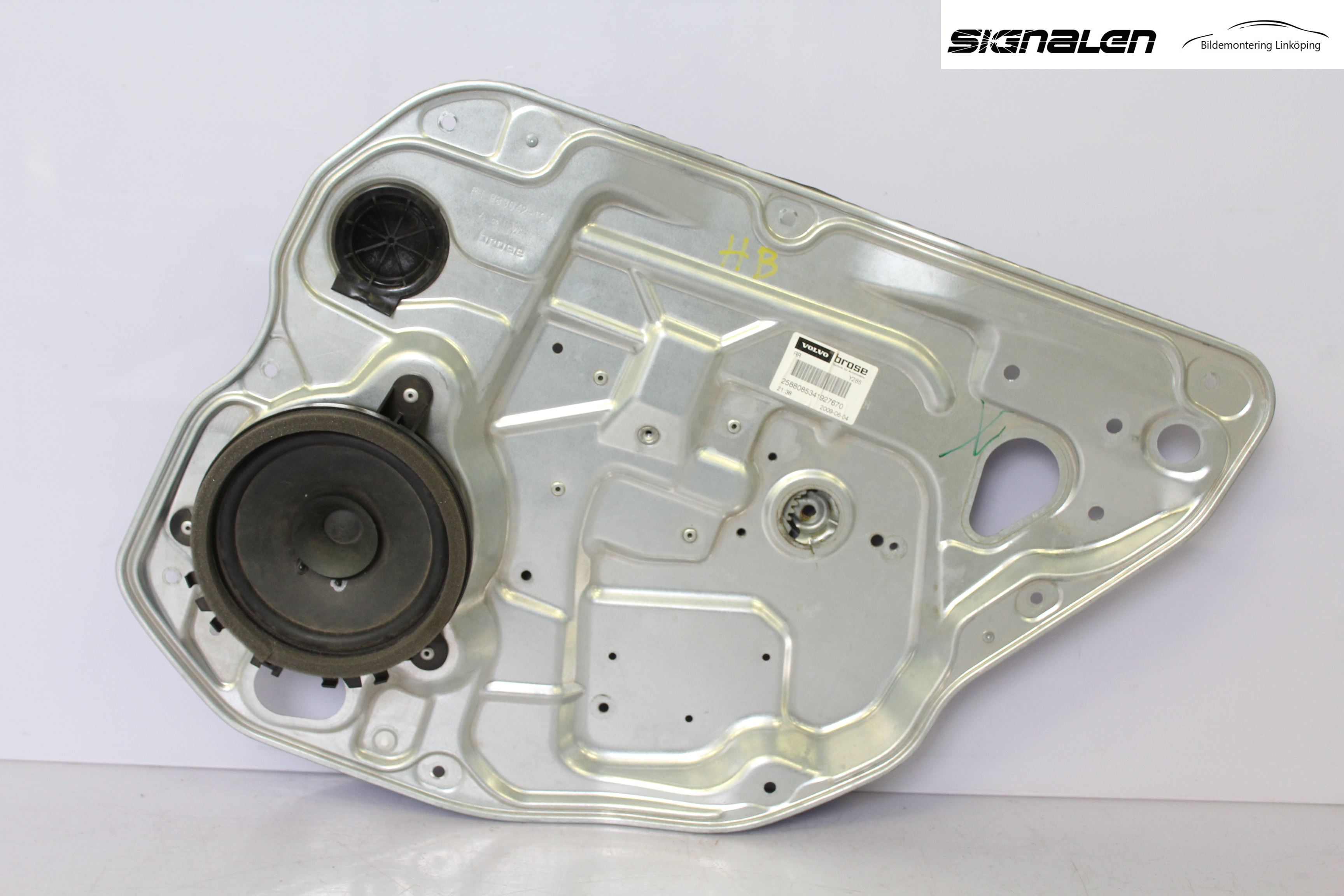 Volvo V70 08-13 Fönsterhissmekanism