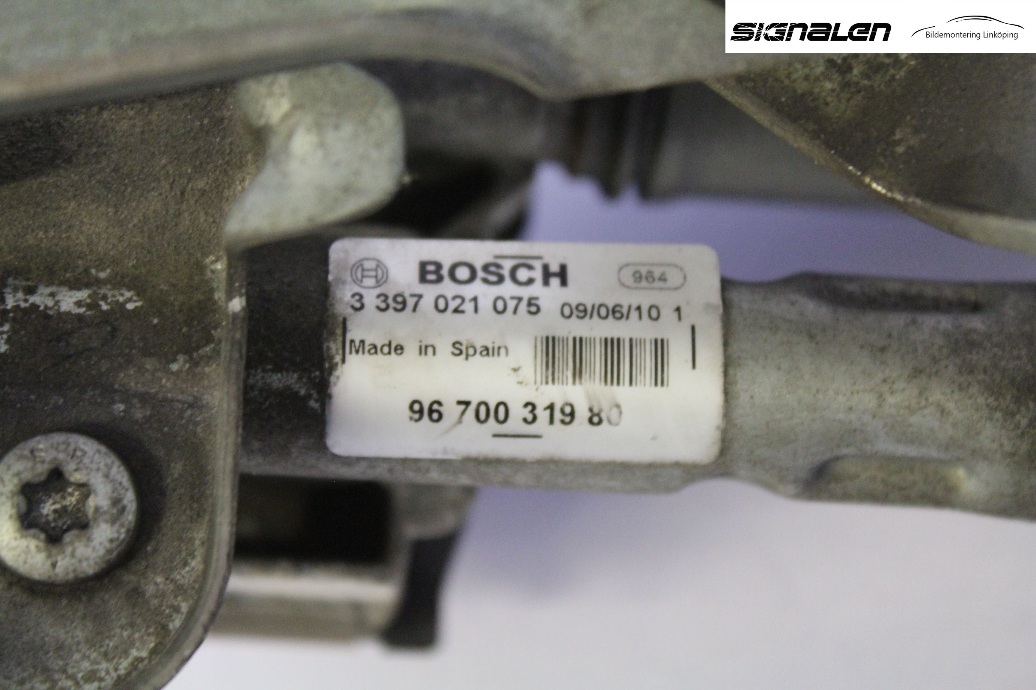 Peugeot 407 Torkarmotor Vindruta