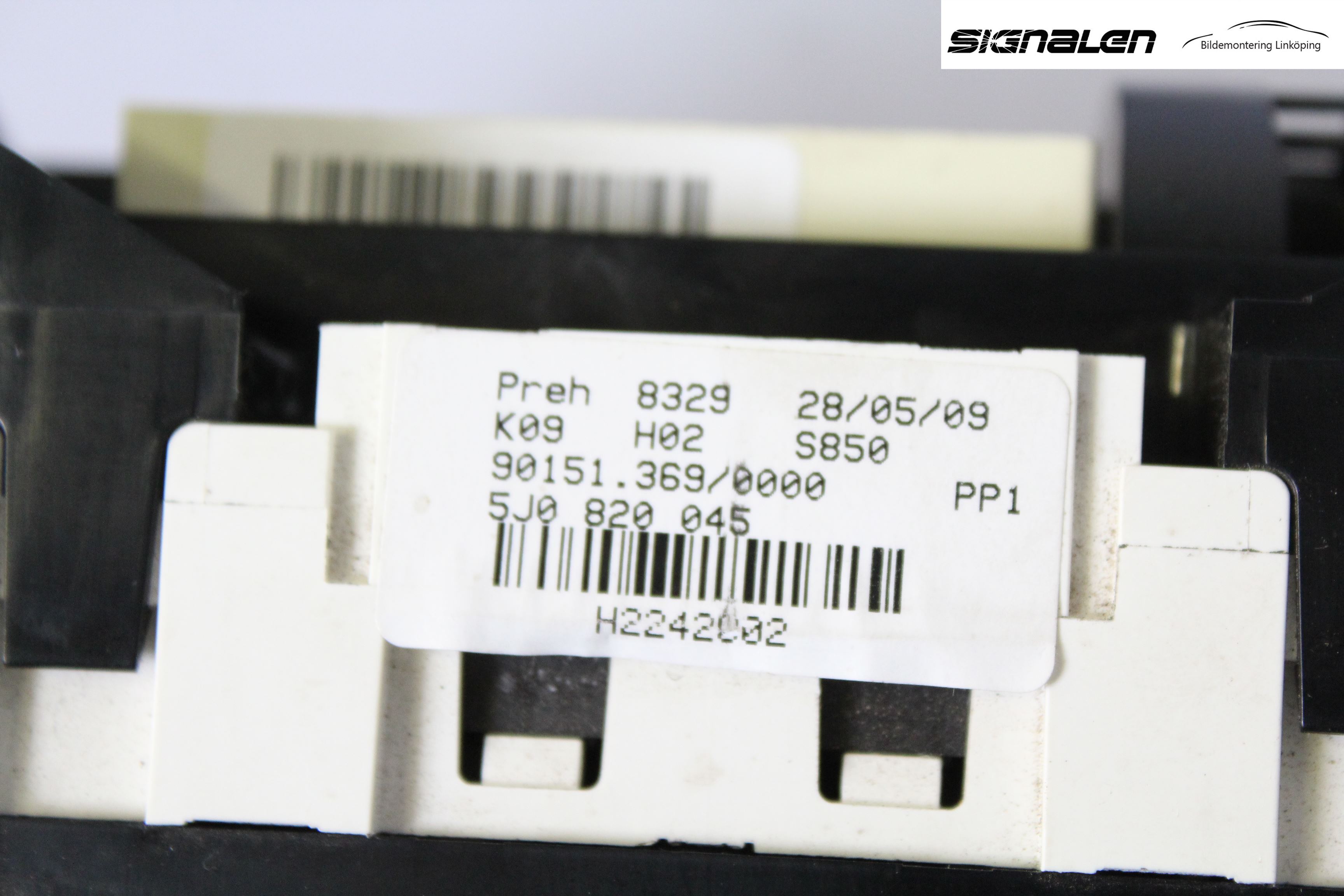 Skoda FABIA 07-14 Ac Styrenhet Ac Manöveren