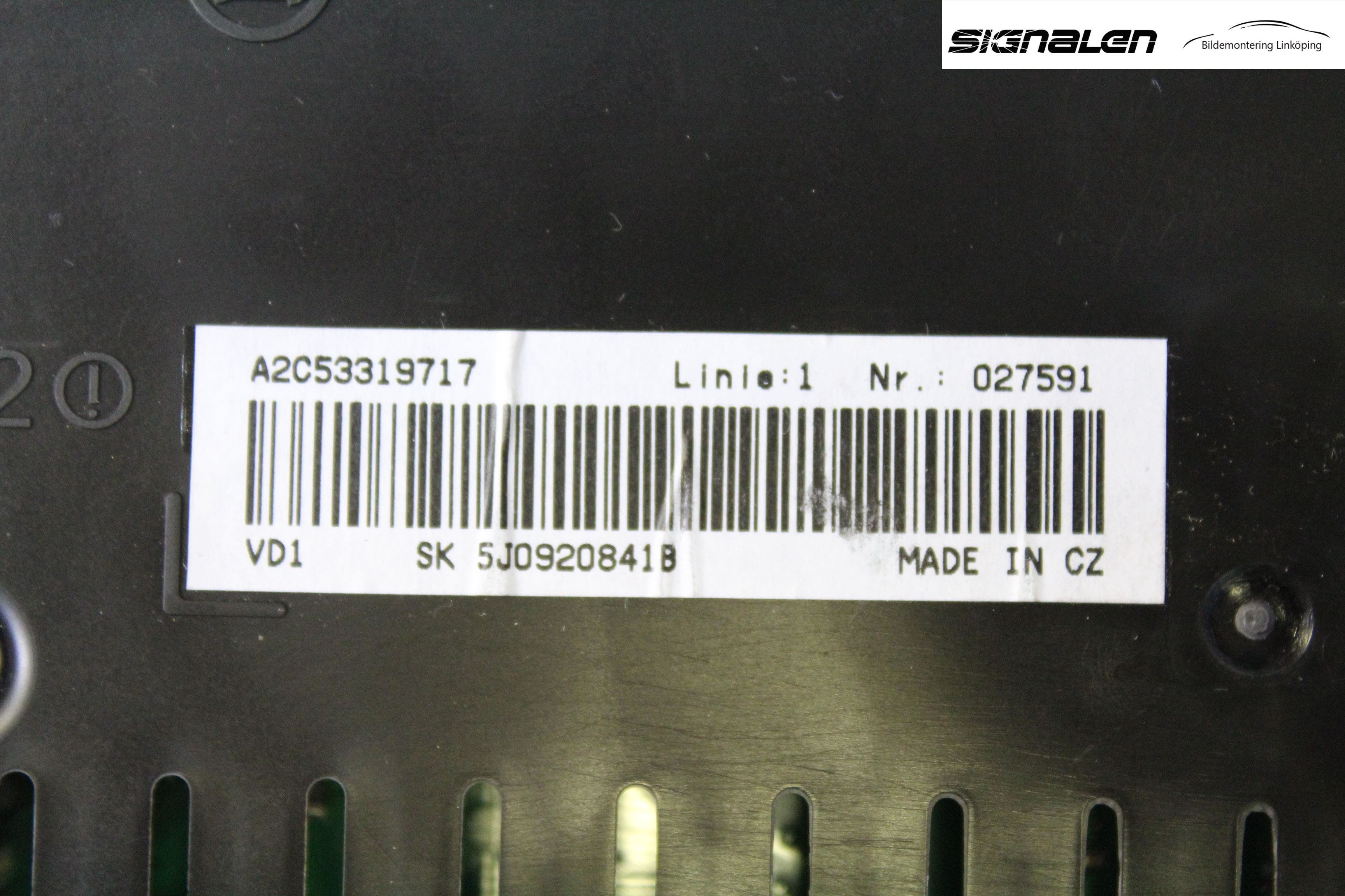 Skoda FABIA 07-14 Instrument Komb