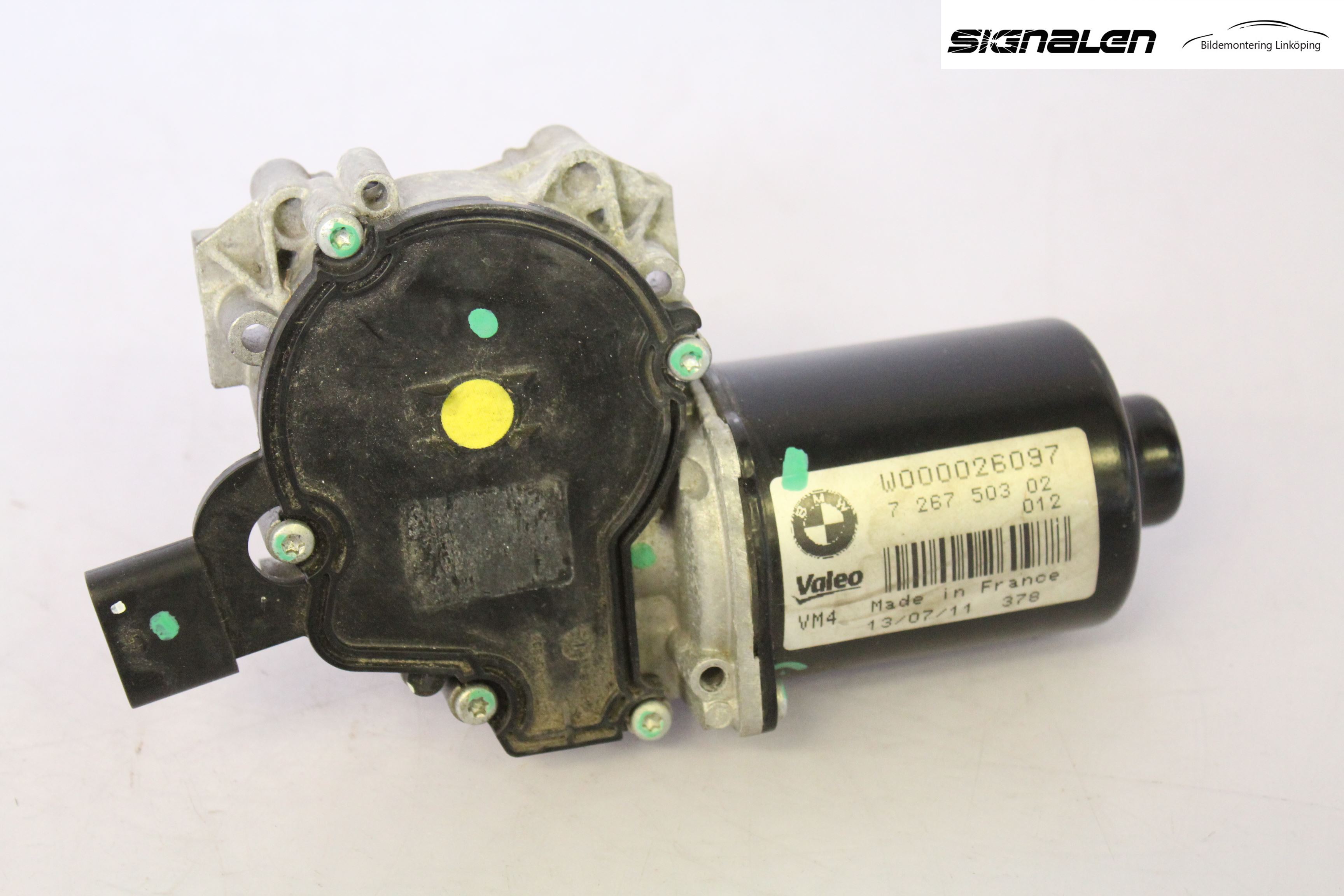 BMW 1 F20/F21 11-19 Torkarmotor Vindruta