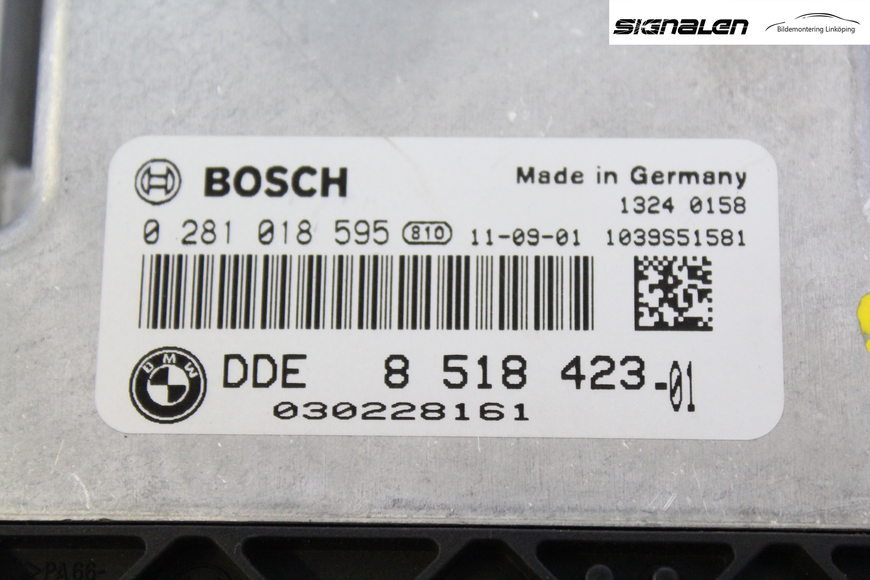 BMW 1 F20/F21 11-19 Styrenhet Insprut Bensin