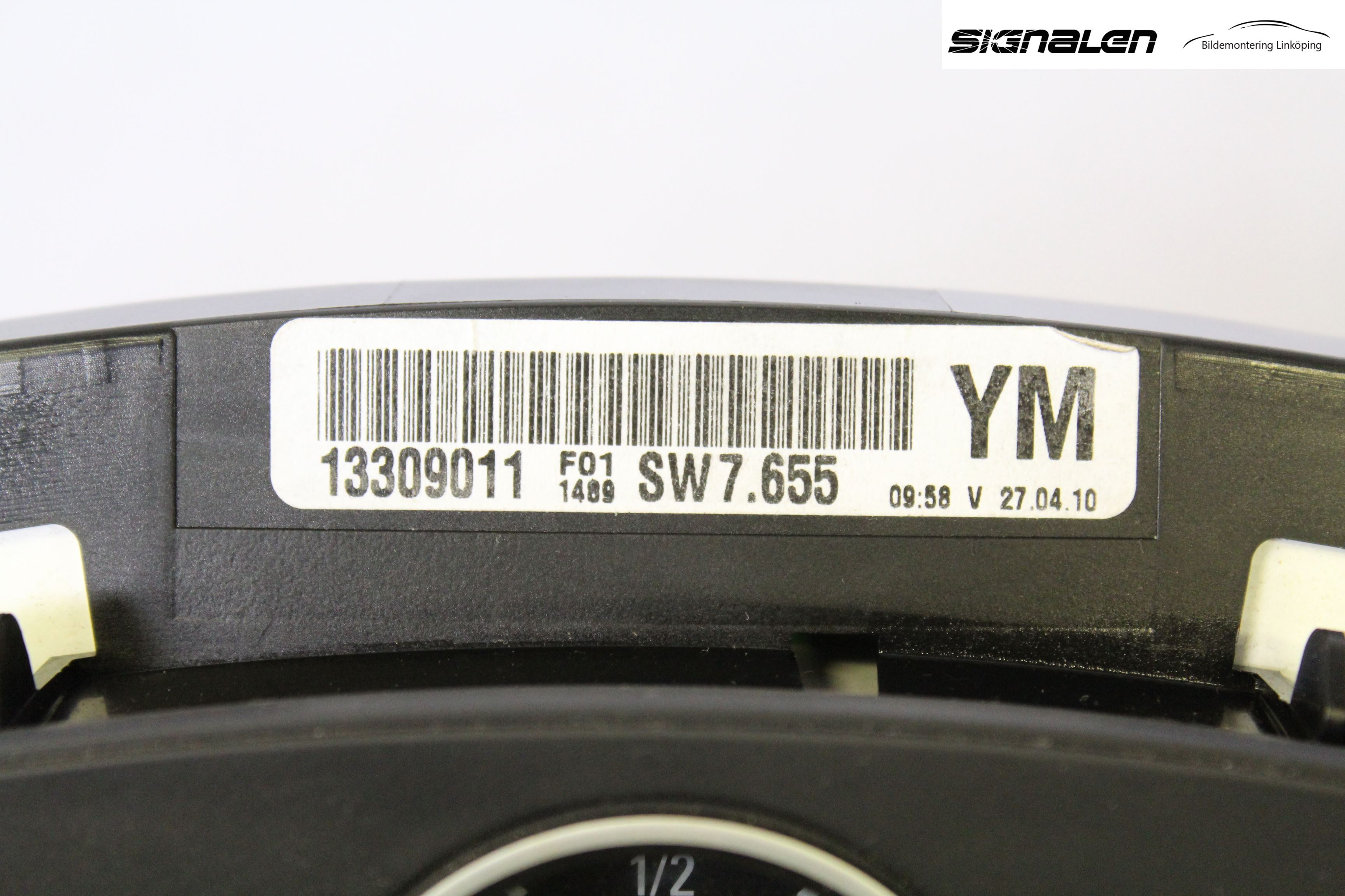 Opel ZAFIRA B 06-14 Instrument Komb