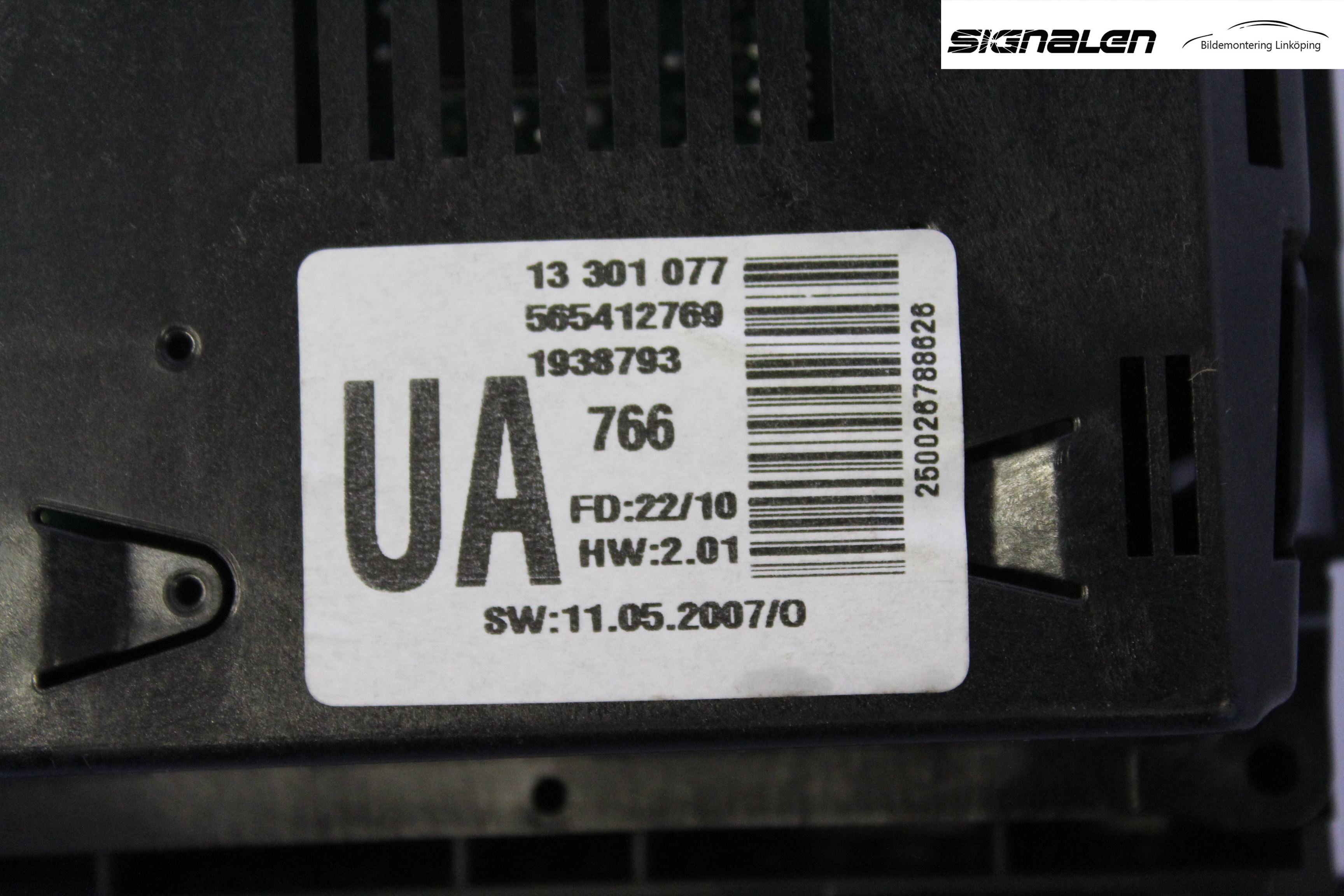 Opel ZAFIRA B 06-14 Färddator