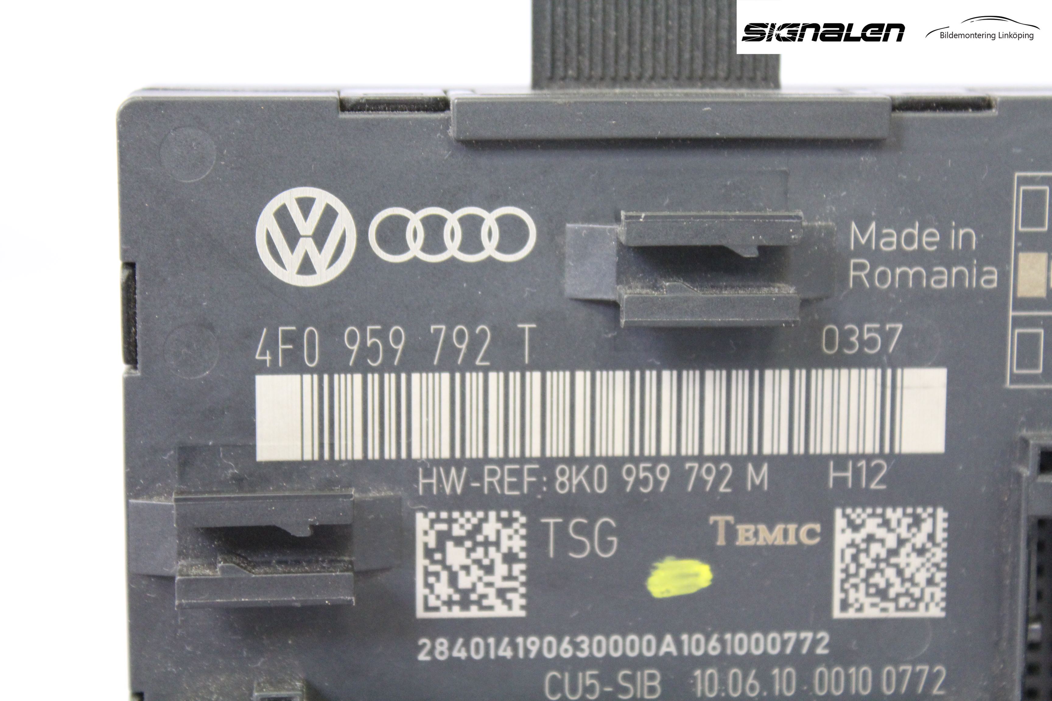 Audi A6/S6     05-11 Styrenhet Dörr