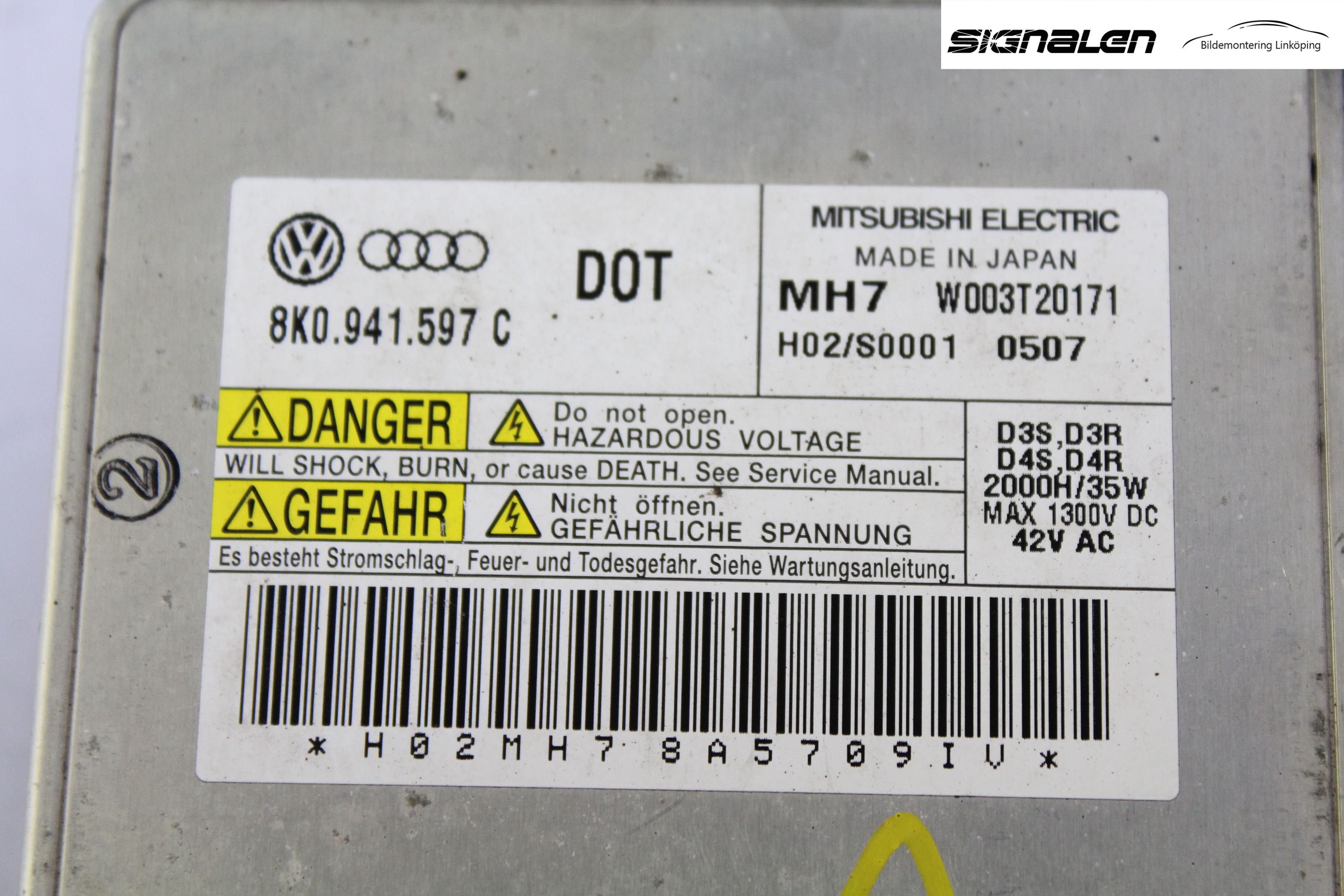 Audi A6/S6     05-11 Styrenhet Strålkastare