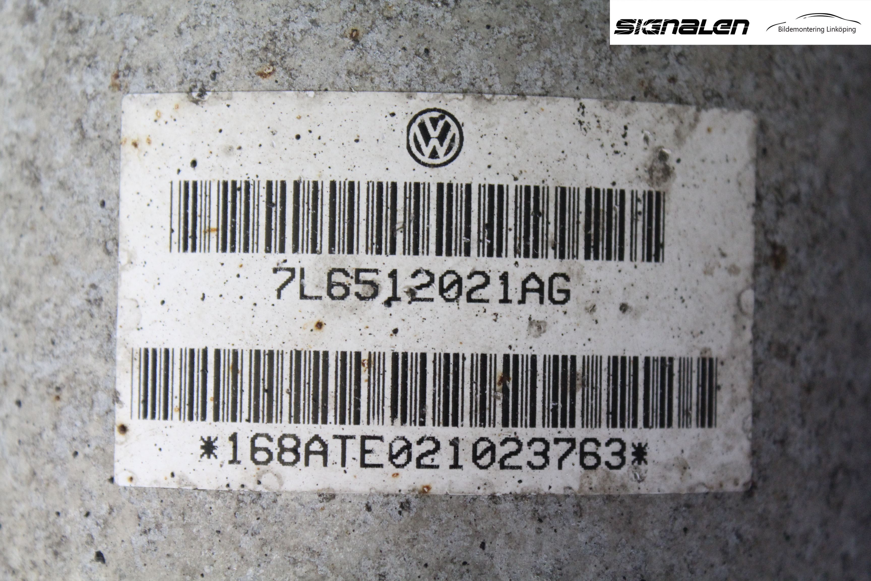 Volkswagen VW TOUAREG 7L 03-10 Fjäderben Bak Vänster