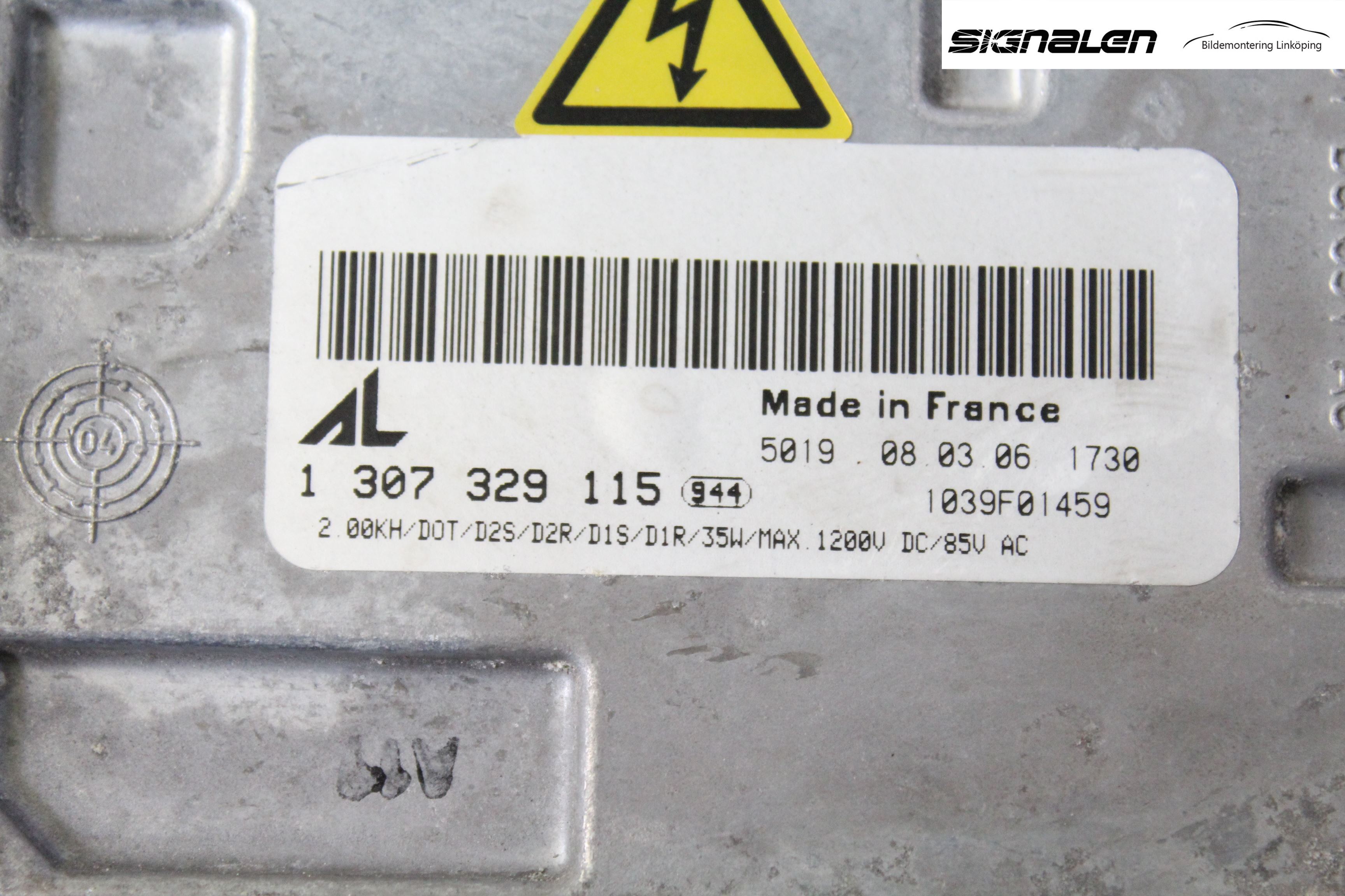 Audi A4/S4 05-07 Styrenhet Strålkastare