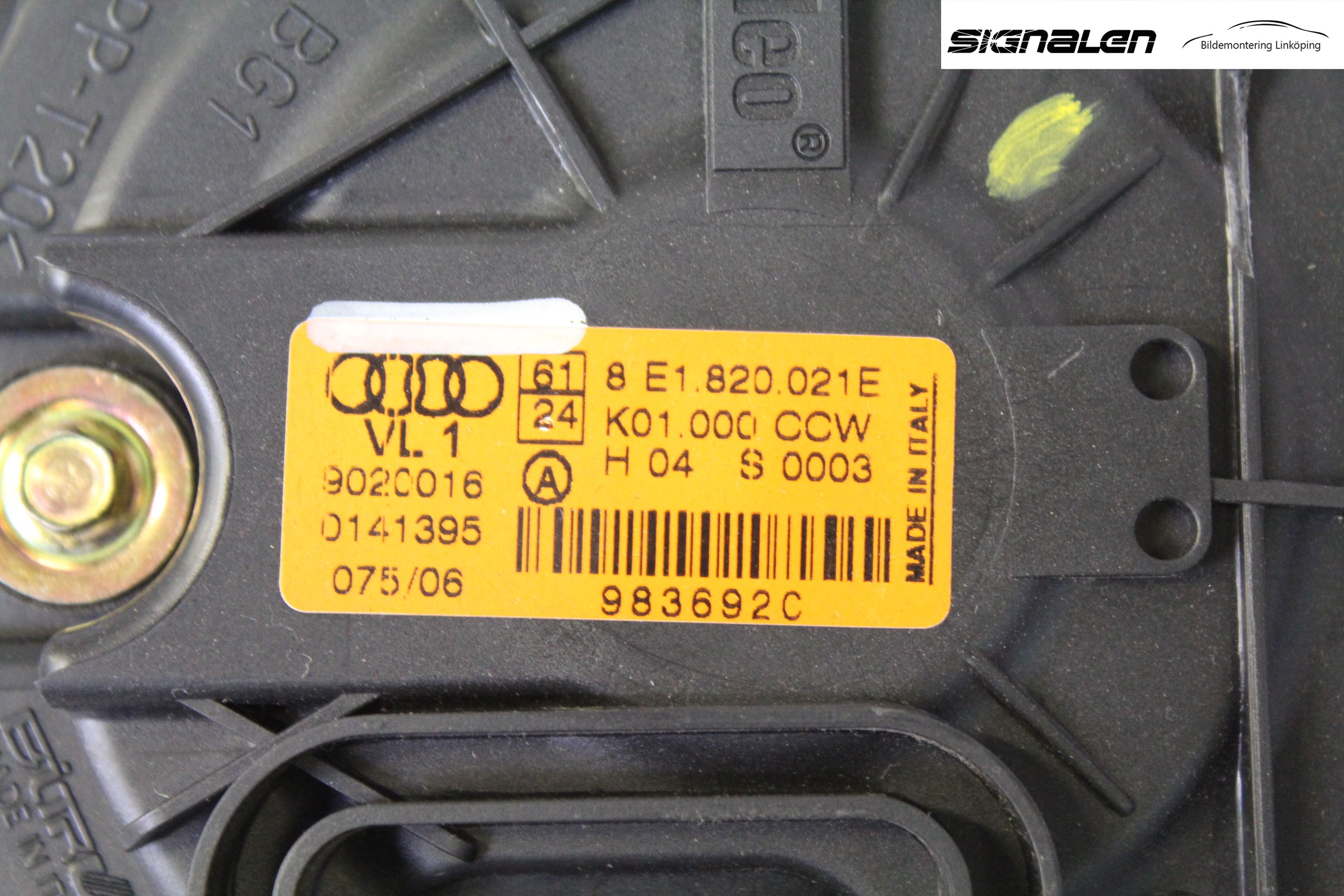 Audi A4/S4 05-07 Värmefläkt