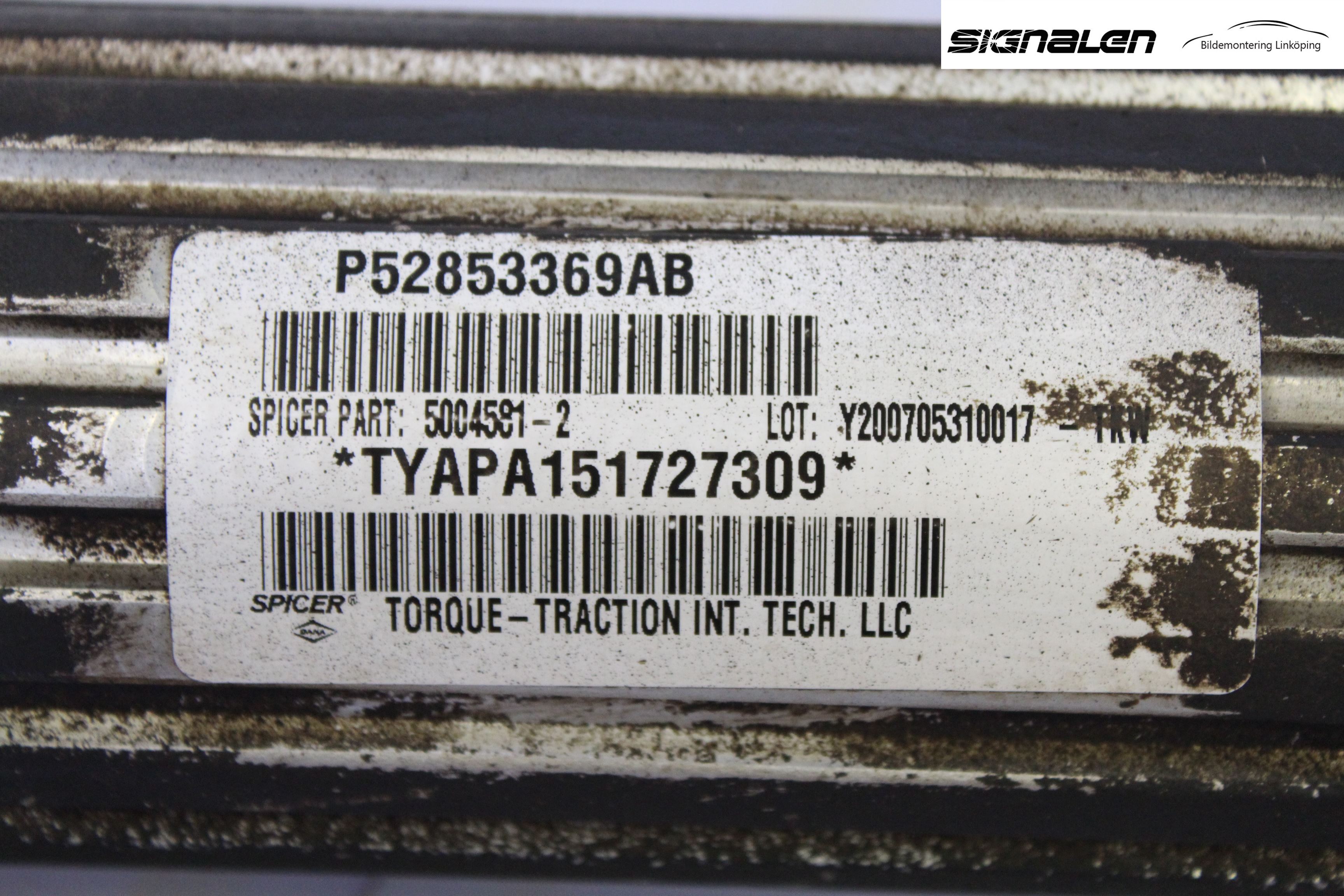 Dodge NITRO Mellanaxel Främre 4Wd