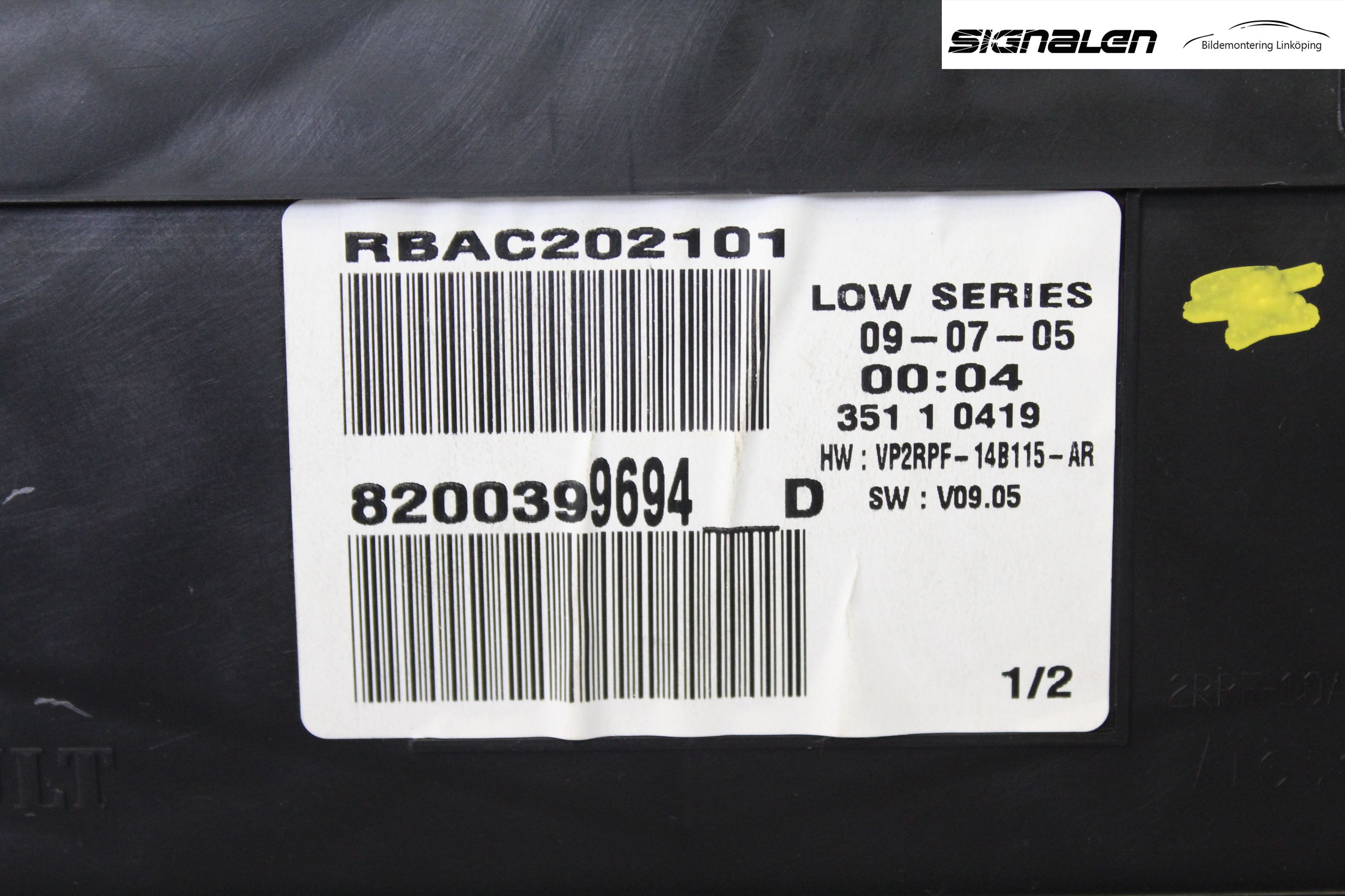 Renault MÉGANE II  03-05 Instrument Komb