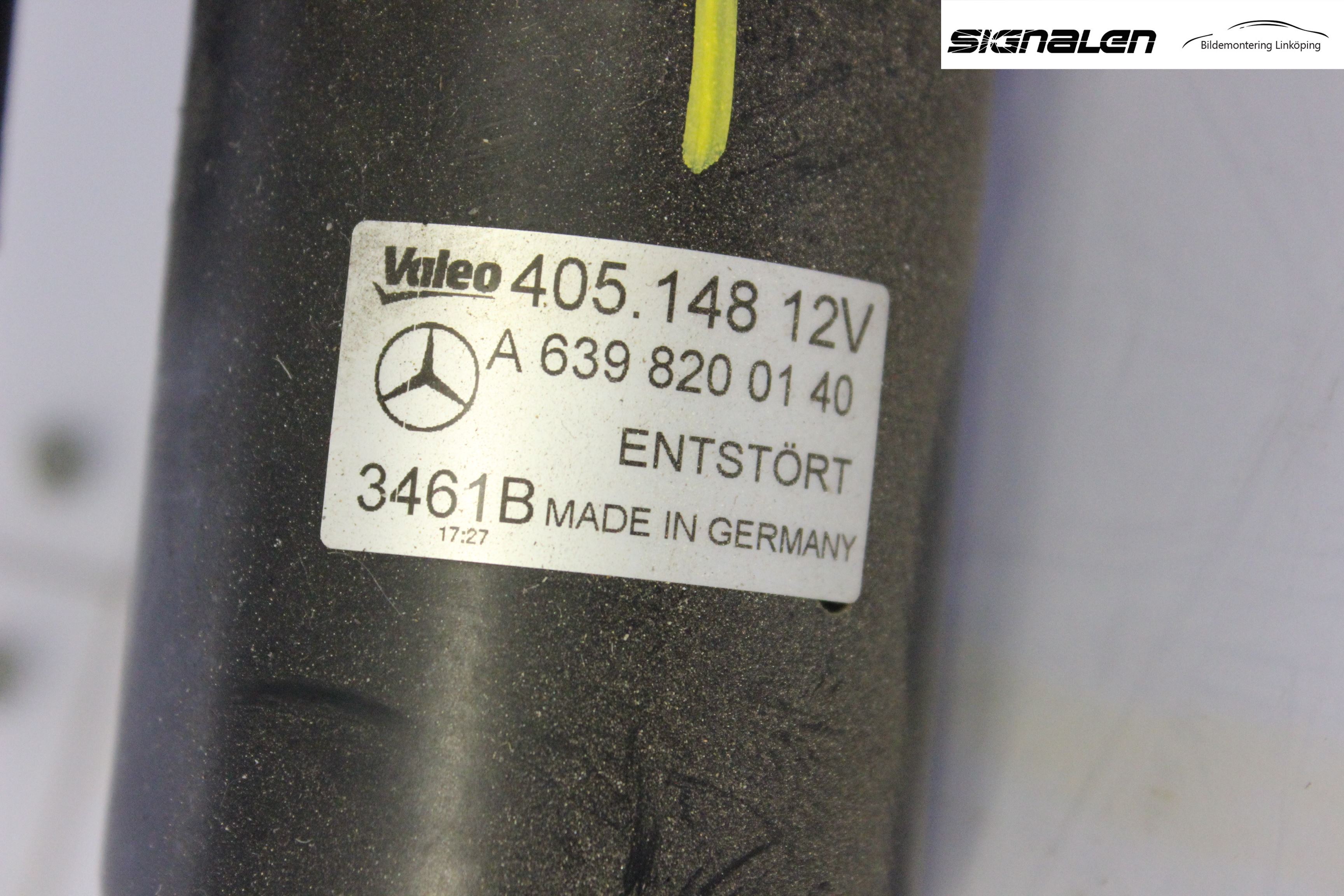 Mercedes-Benz MB VITO/VIANO (W639) 04-14 Torkarmotor Vindruta