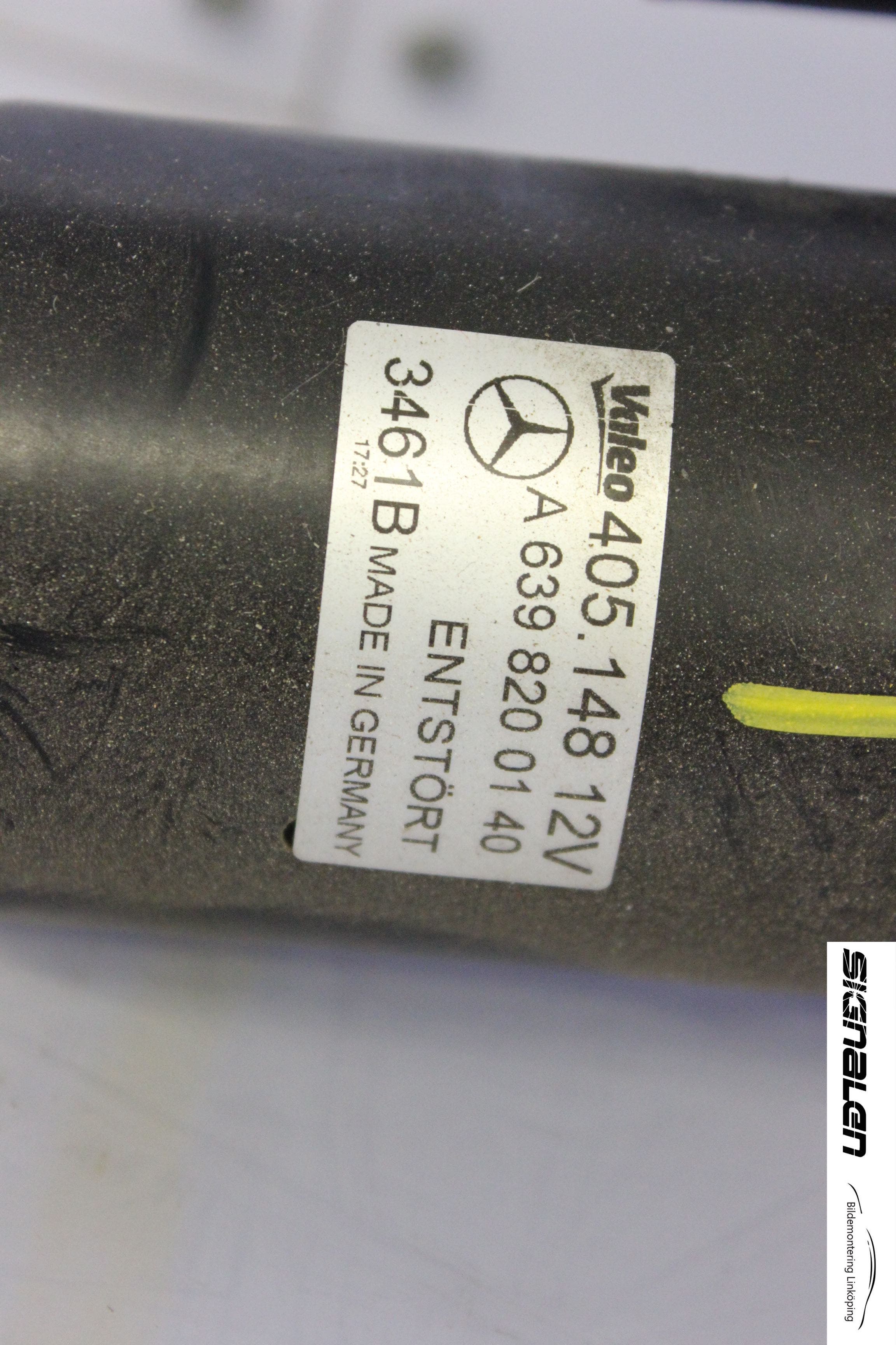 Mercedes-Benz MB VITO/VIANO (W639) 04-14 Torkarmotor Vindruta