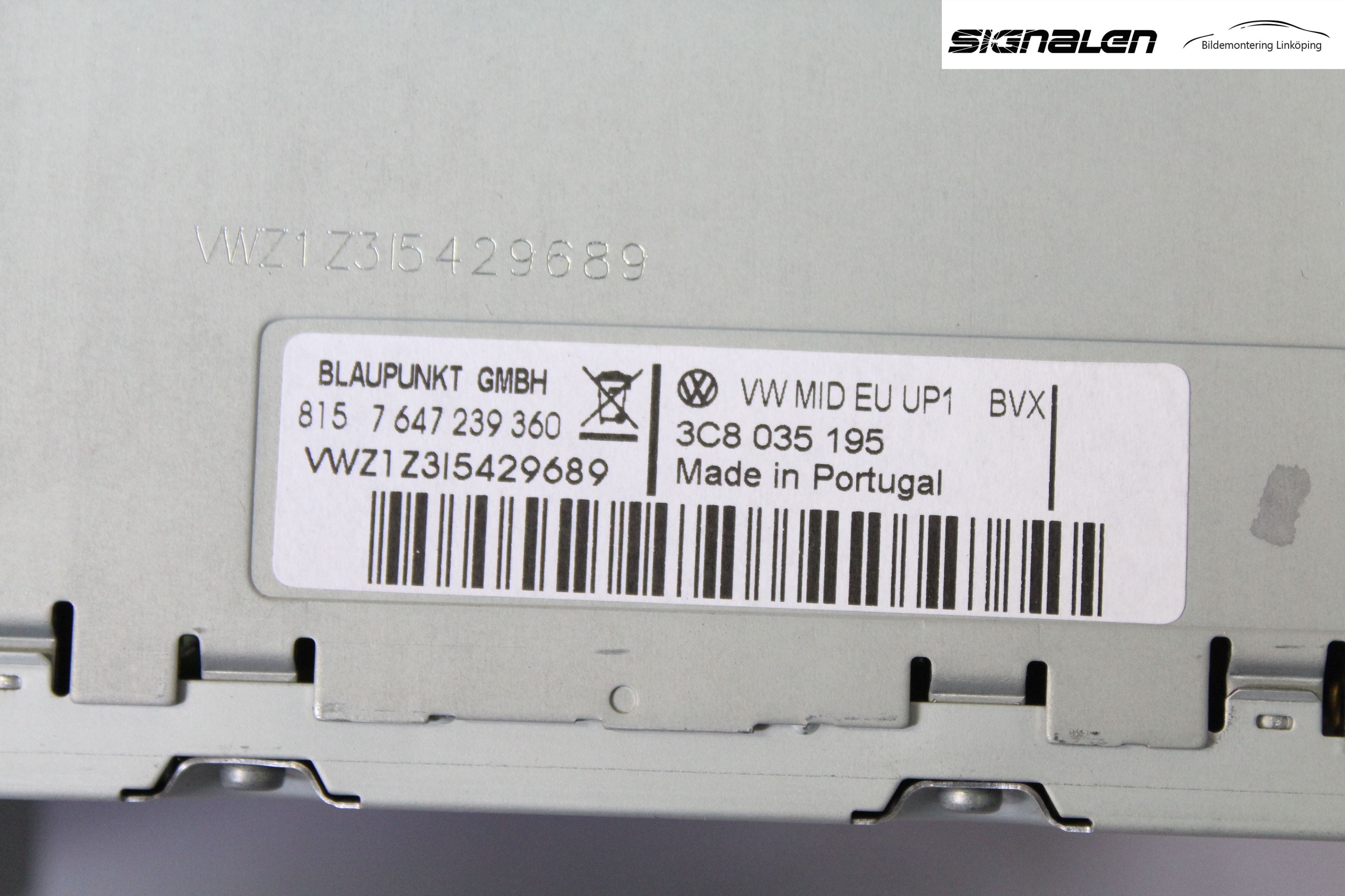 Volkswagen VW GOLF VI 09-13 Cd Radio - Multimediapanel