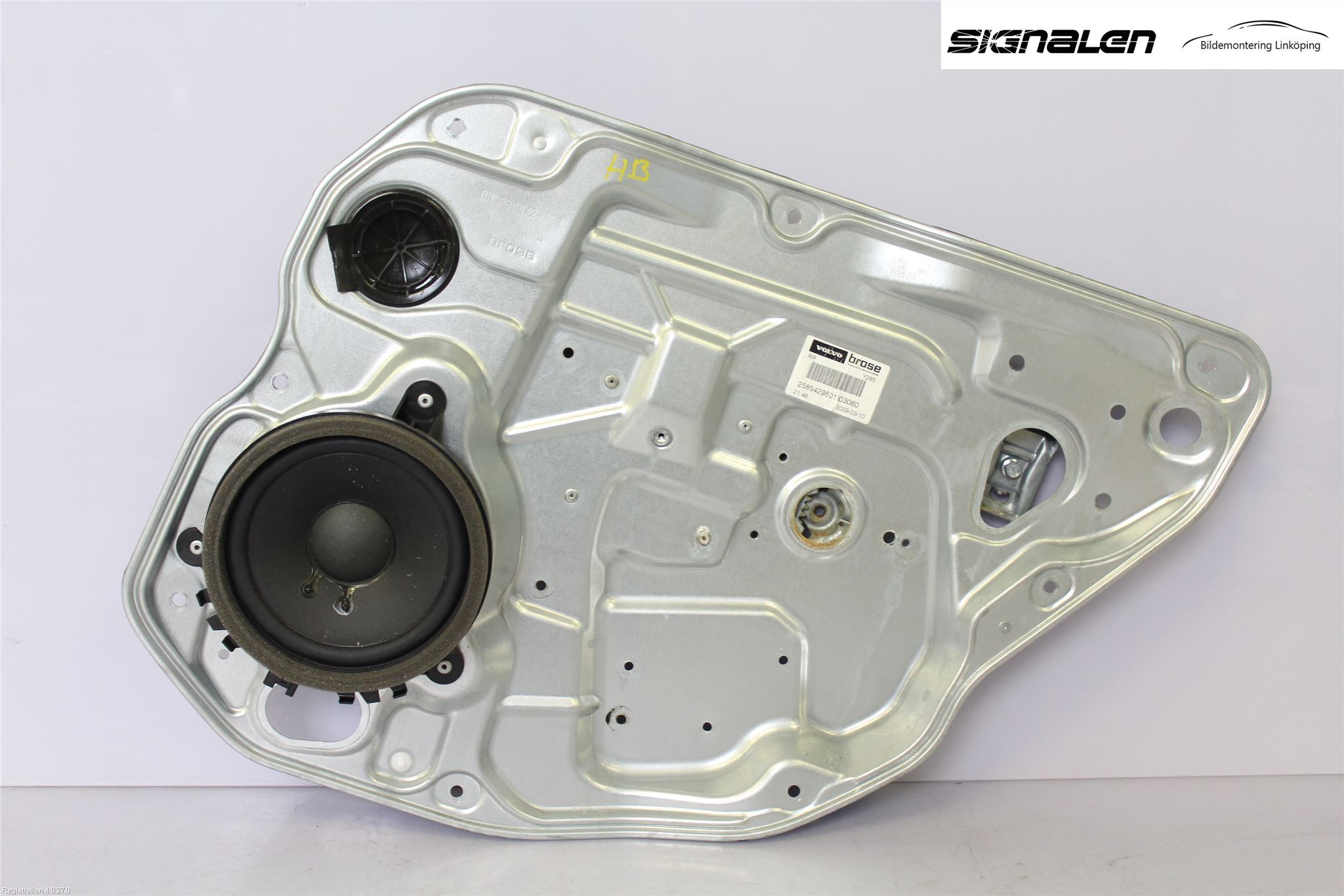 Volvo V70 08-13 Fönsterhissmekanism