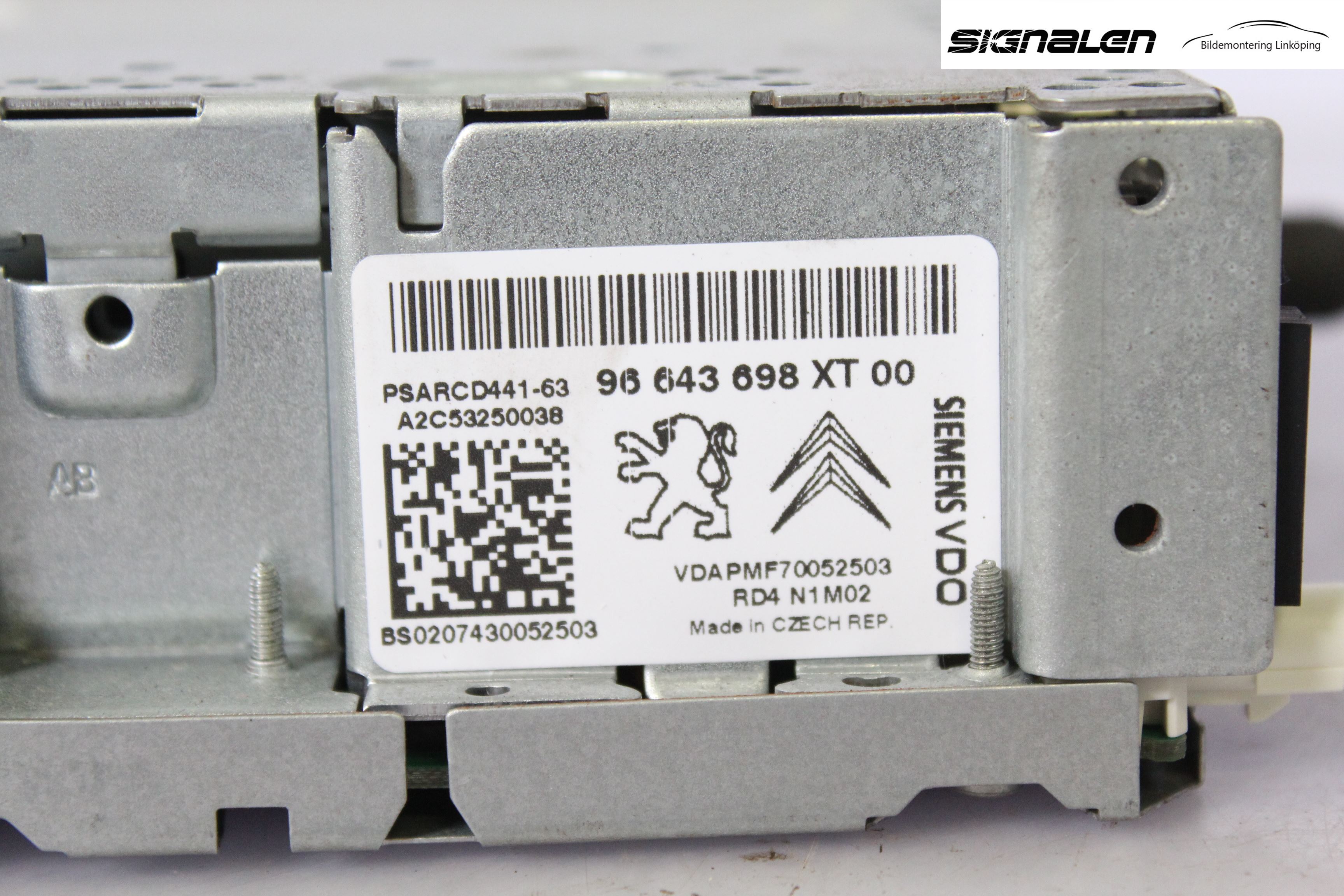 Citroen C3 05-10 Cd Radio - Multimediapanel