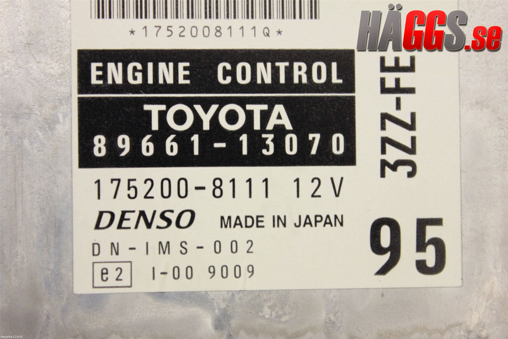Toyota COROLLA VERSO 02-04 Styrenhet Insprut Bensin