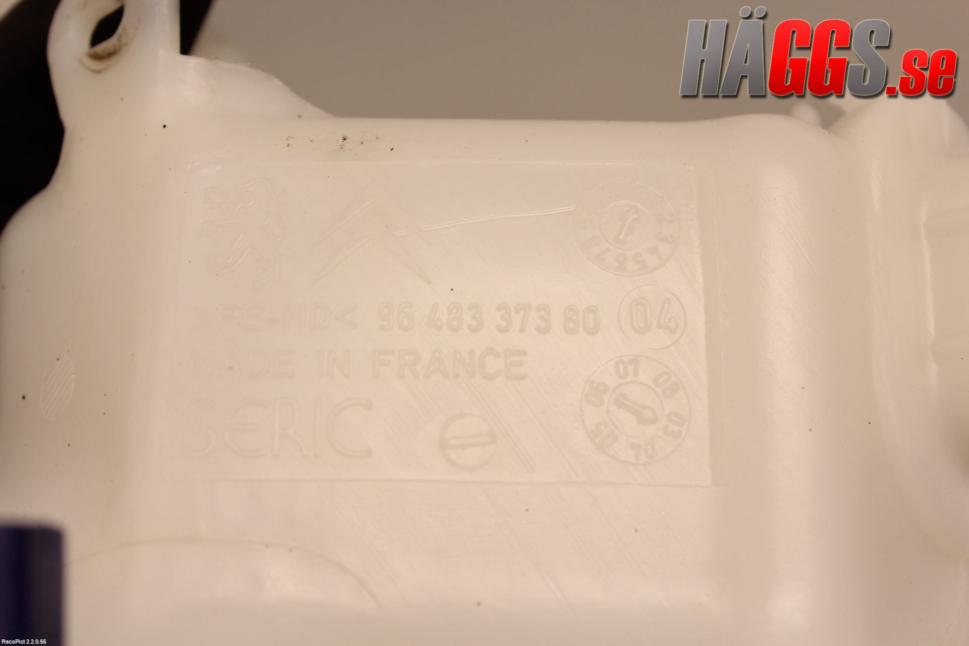 Peugeot 207 Spolartank Vindruta-Strål