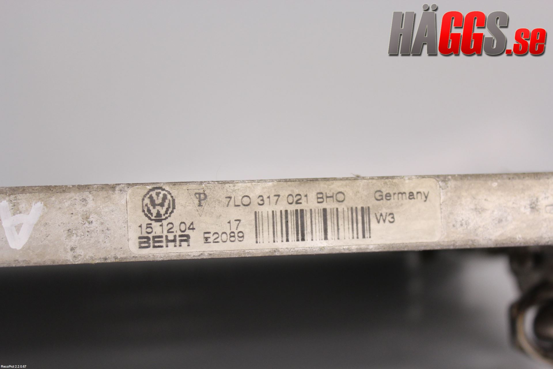 Volkswagen VW TOUAREG 7L 03-10 Oljekylare Automat
