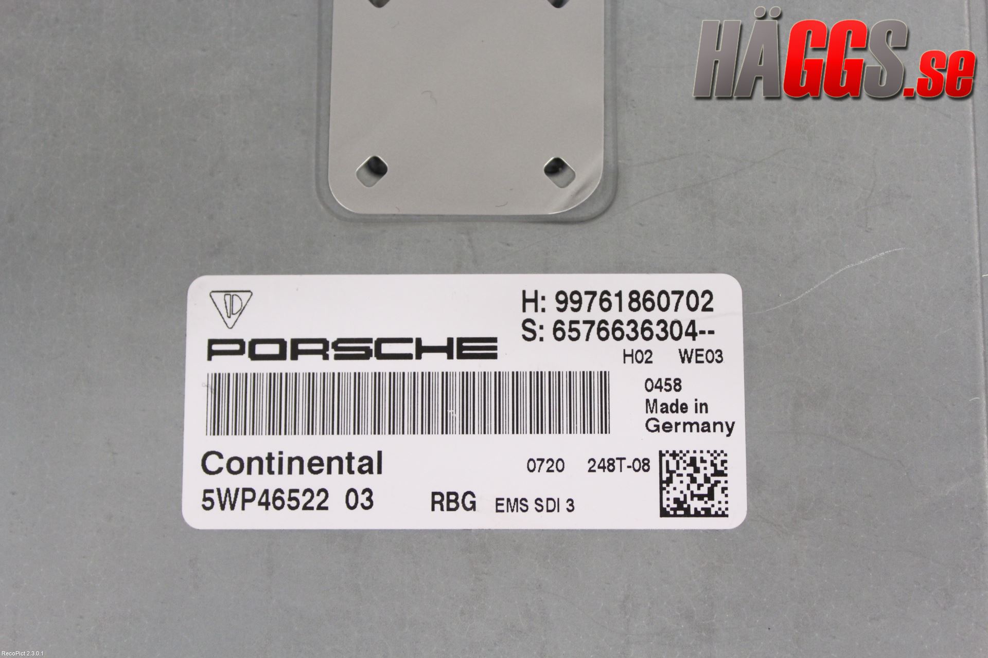 Porsche 911 64- Styrenhet Insprut Bensin