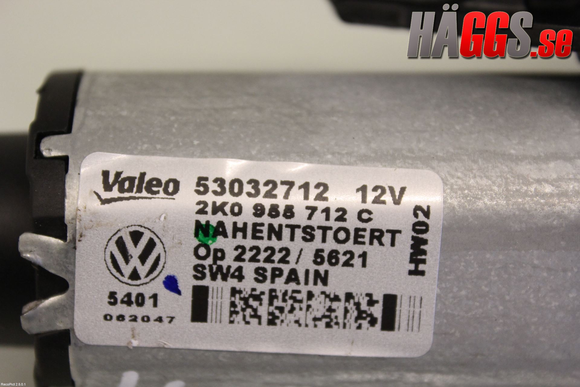 Volkswagen VW CADDY 11-15 Torkarmotor Baklucka
