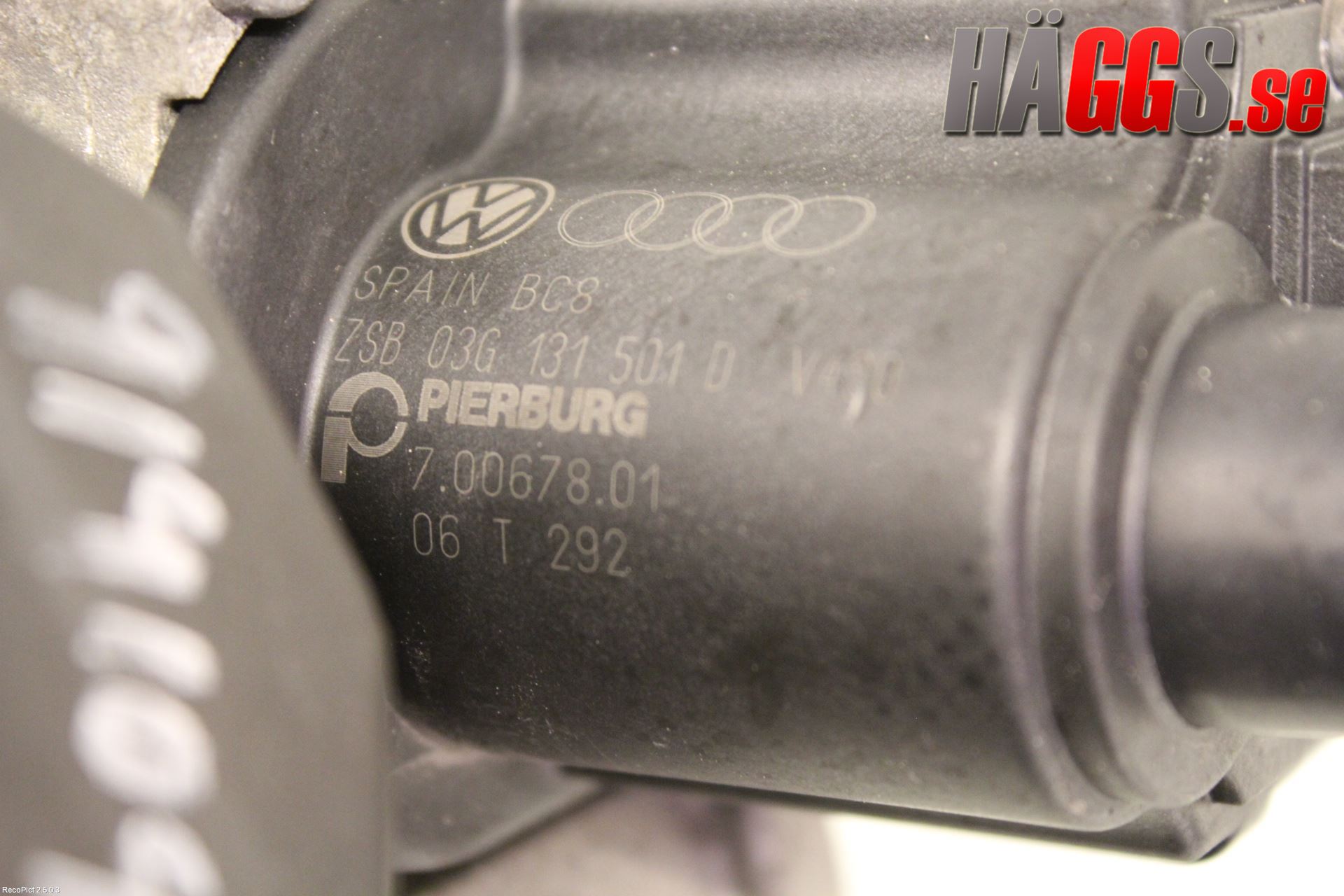 Volkswagen VW GOLF PLUS/CROSS GOLF 04-14 Egr Ventil