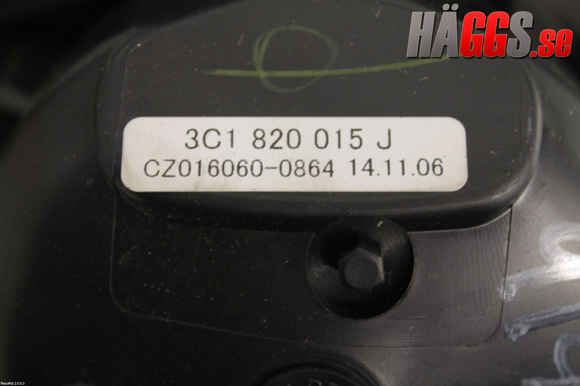 Volkswagen VW GOLF PLUS/CROSS GOLF 04-14 Värmefläkt