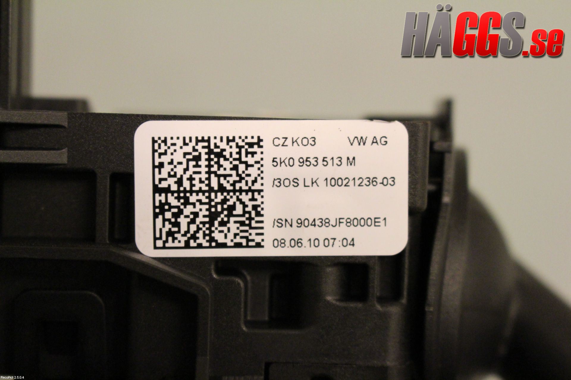 Volkswagen VW GOLF VI 09-13 Spakcentral