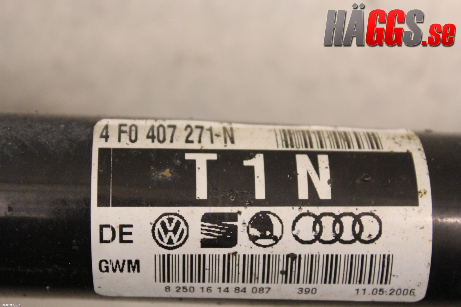 Audi A6/S6     05-11 Drivaxel Fram Vänster