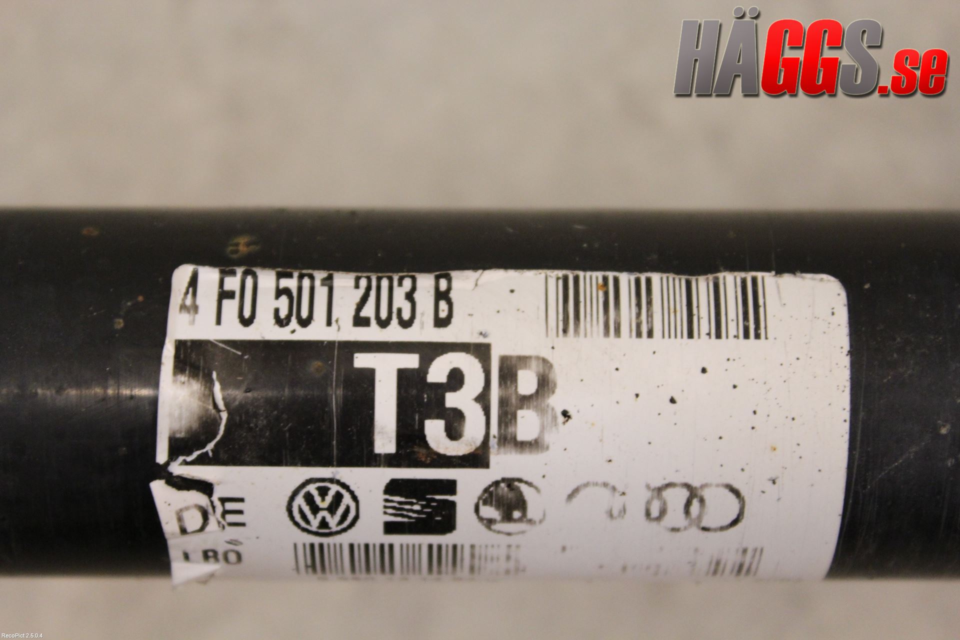 Audi ALLROAD 06-11 Drivaxel Bak Vänster