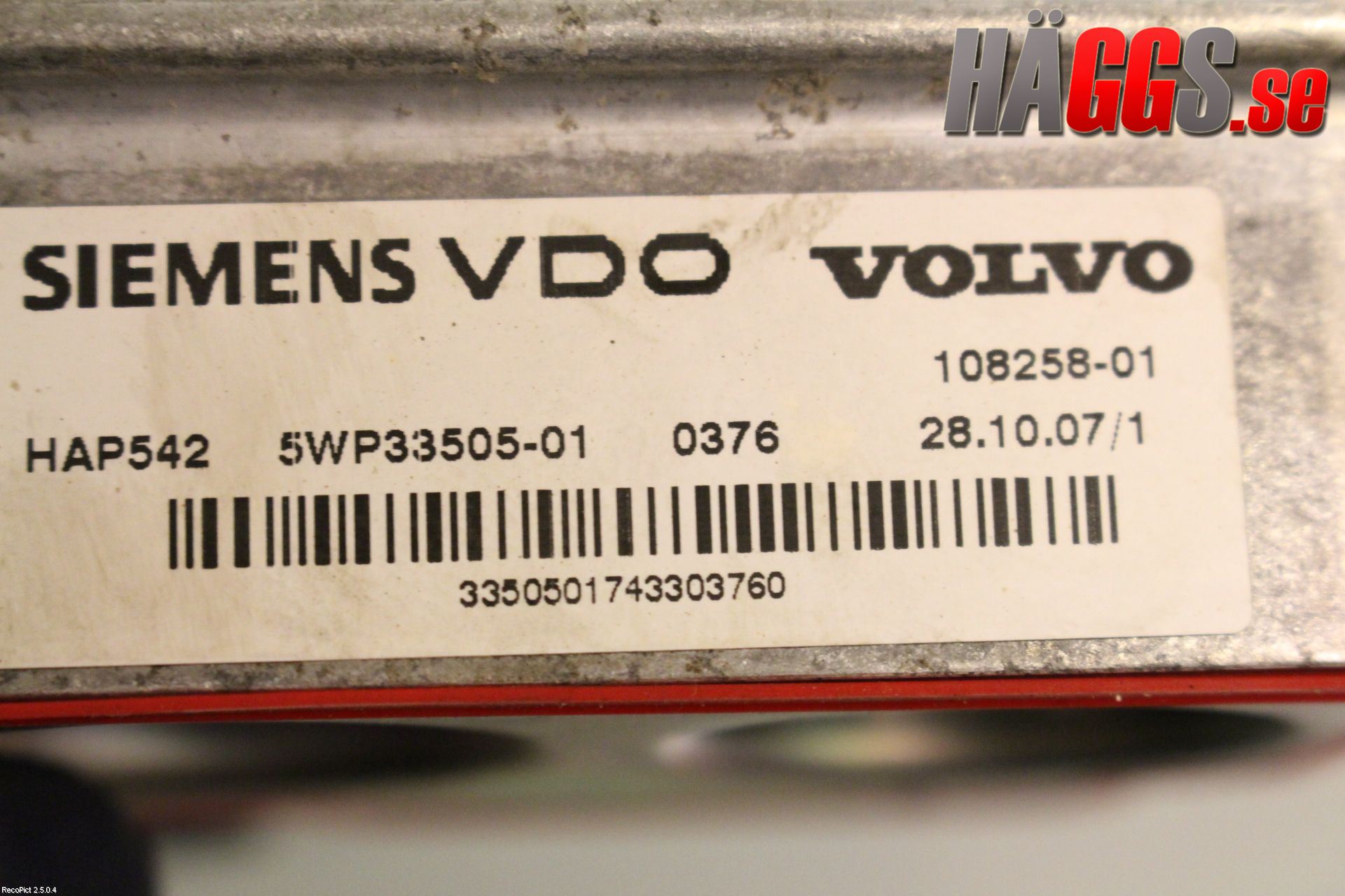 Volvo XC70 08-13 Styrenhet Fyrhjulsdrift