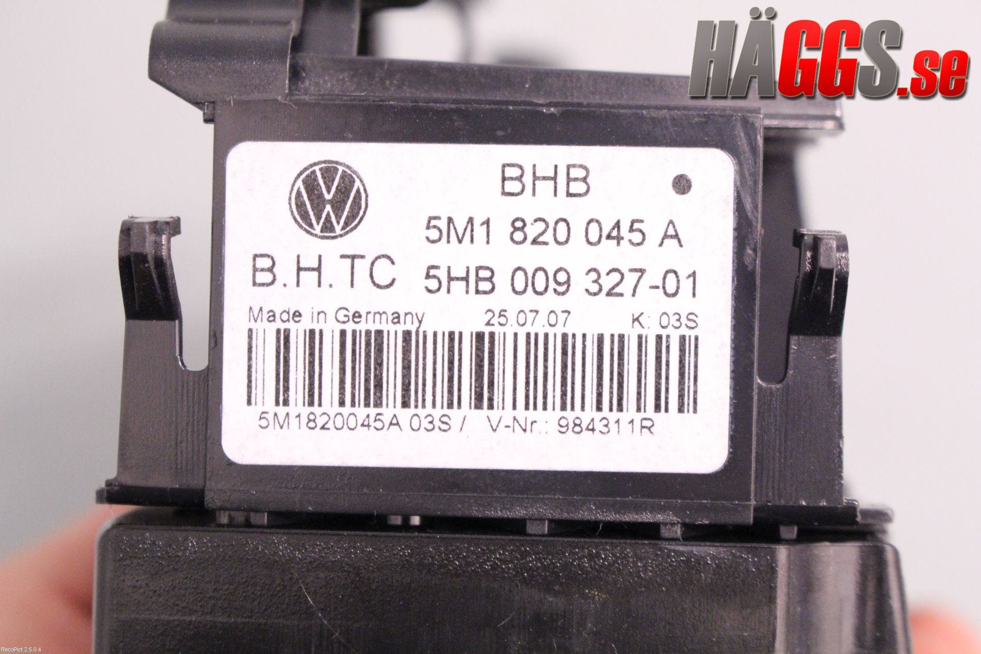 Volkswagen VW GOLF PLUS/CROSS GOLF 04-14 Ac Styrenhet Ac Manöveren