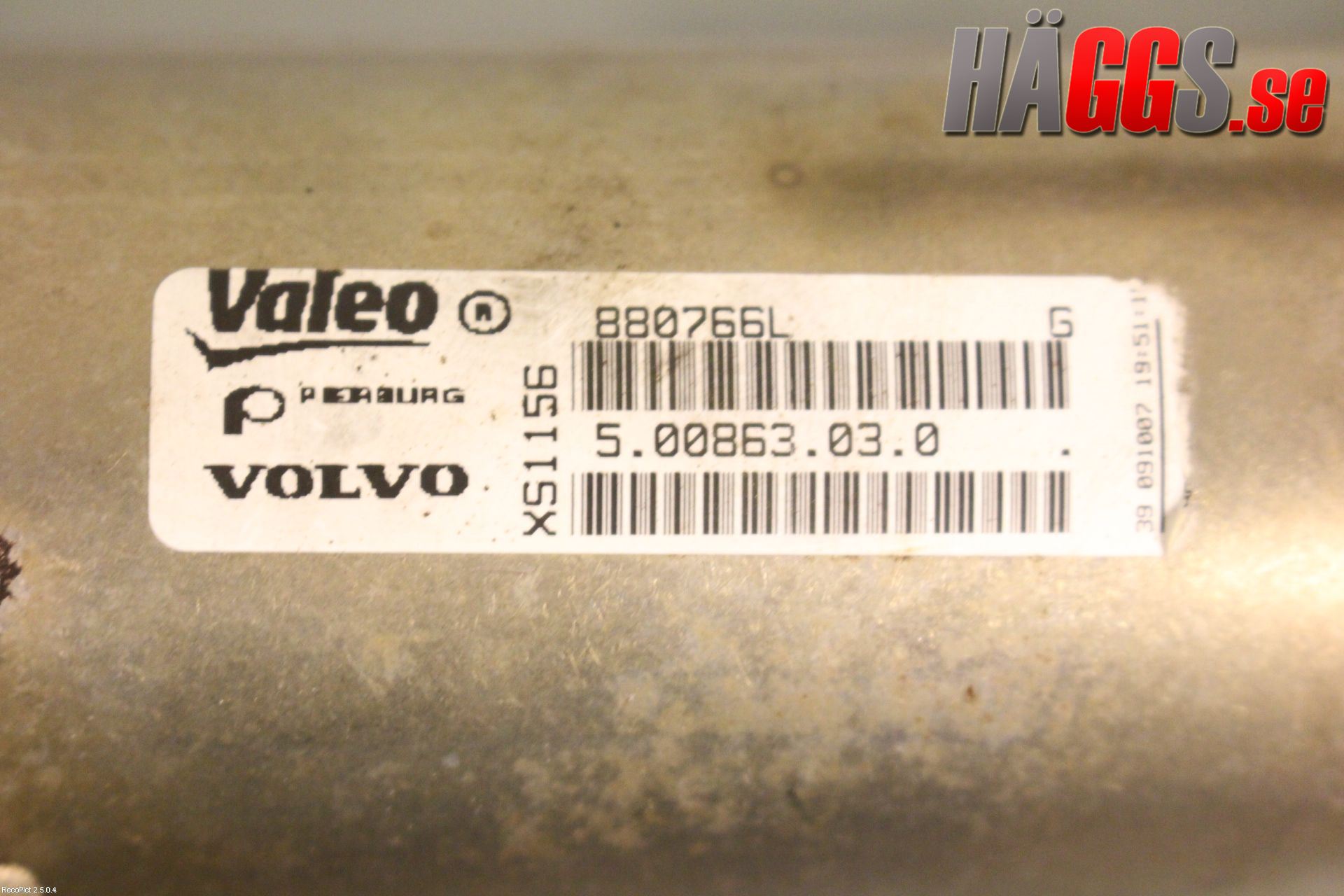 Volvo V70 08-13 Avgaskylare