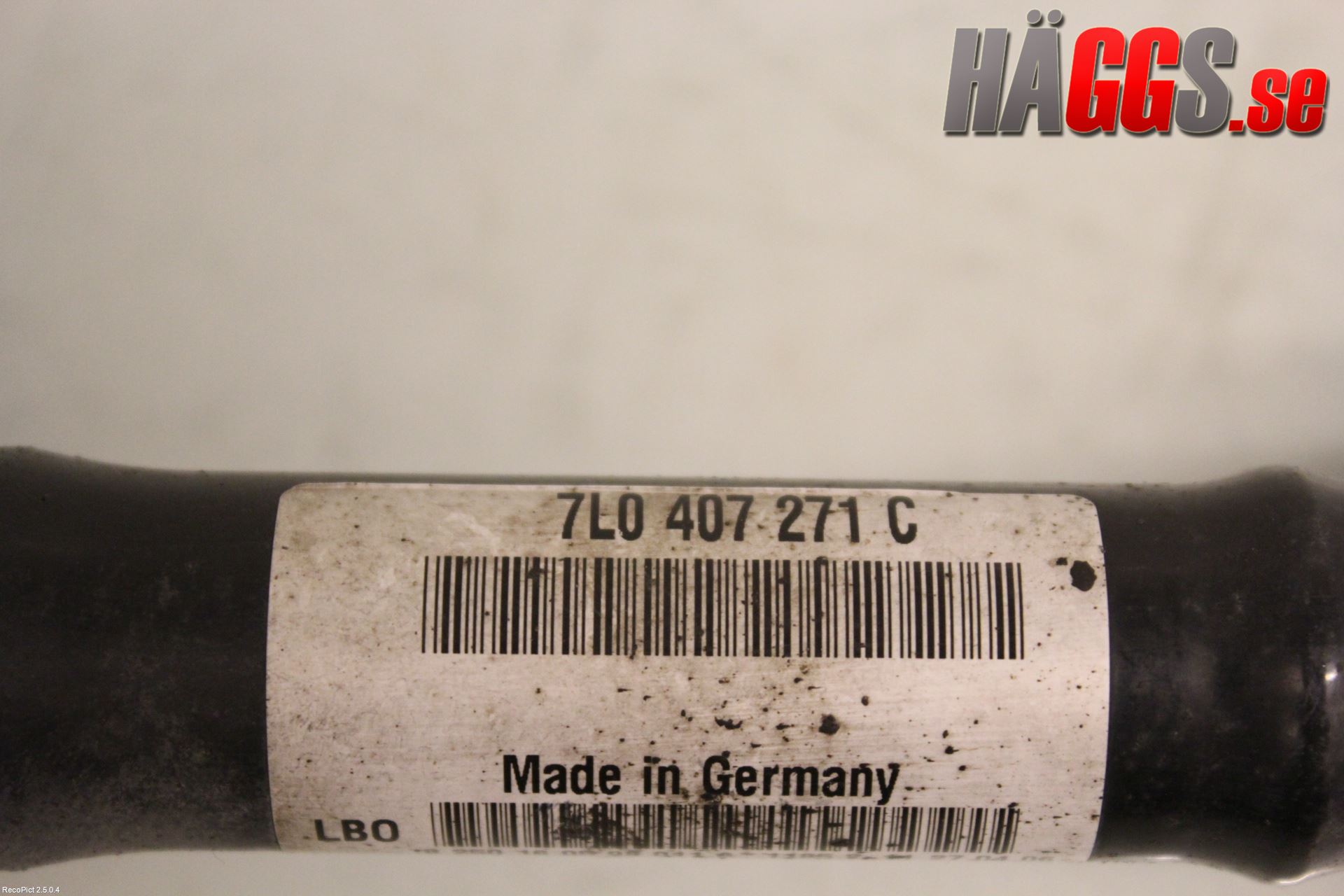 Volkswagen VW TOUAREG 7L 03-10 Drivaxel Fram Vänster