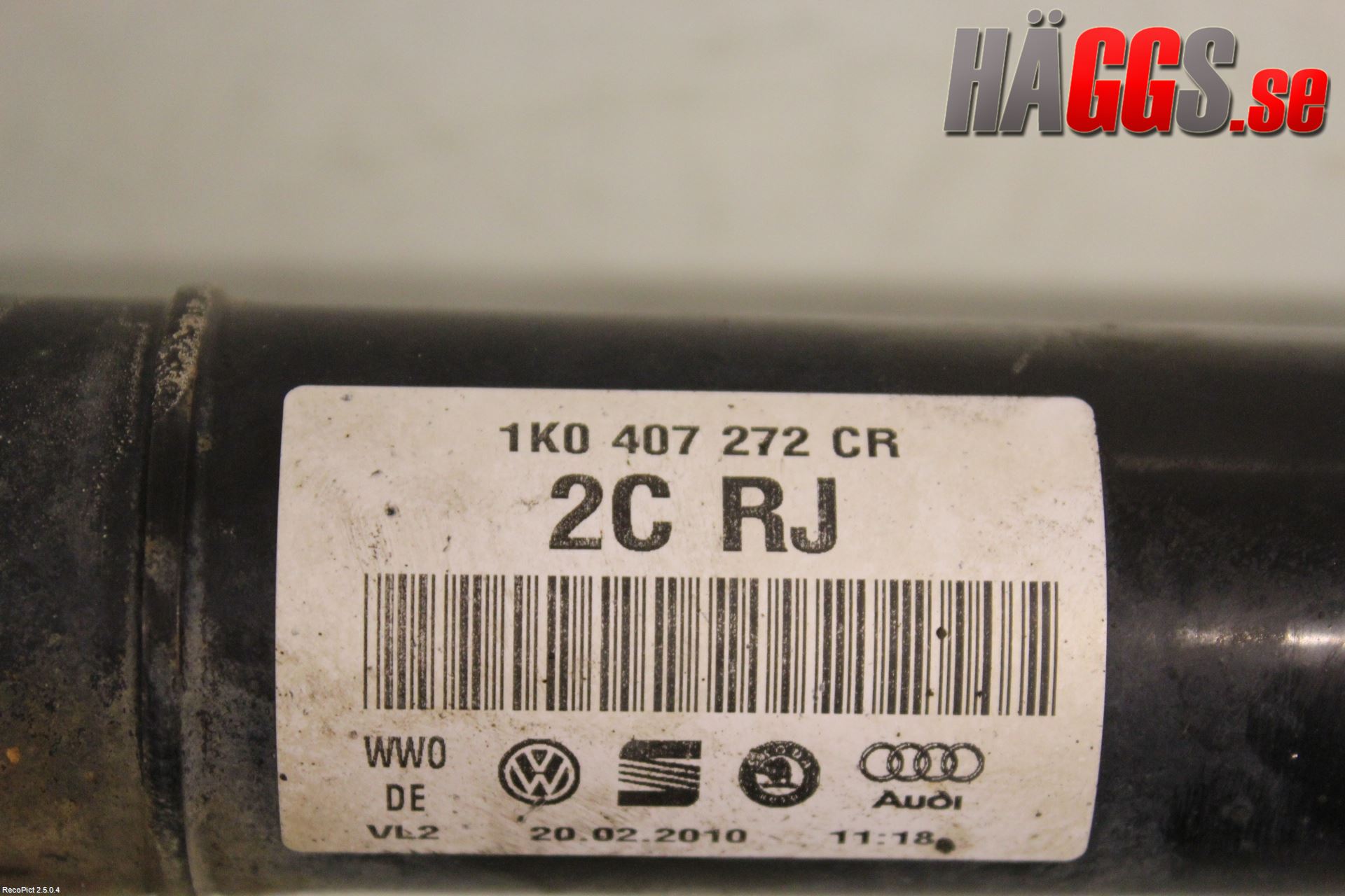 Volkswagen VW CADDY      04-10 Drivaxel Fram Höger